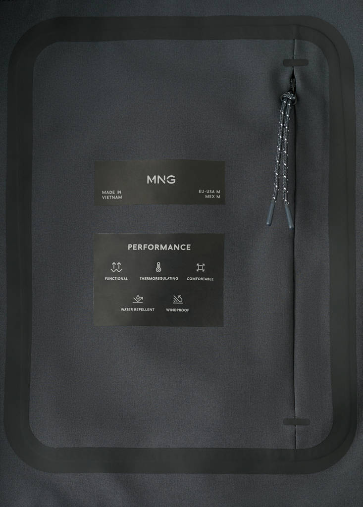 Water-repellent bomber jacket — Dark Grey