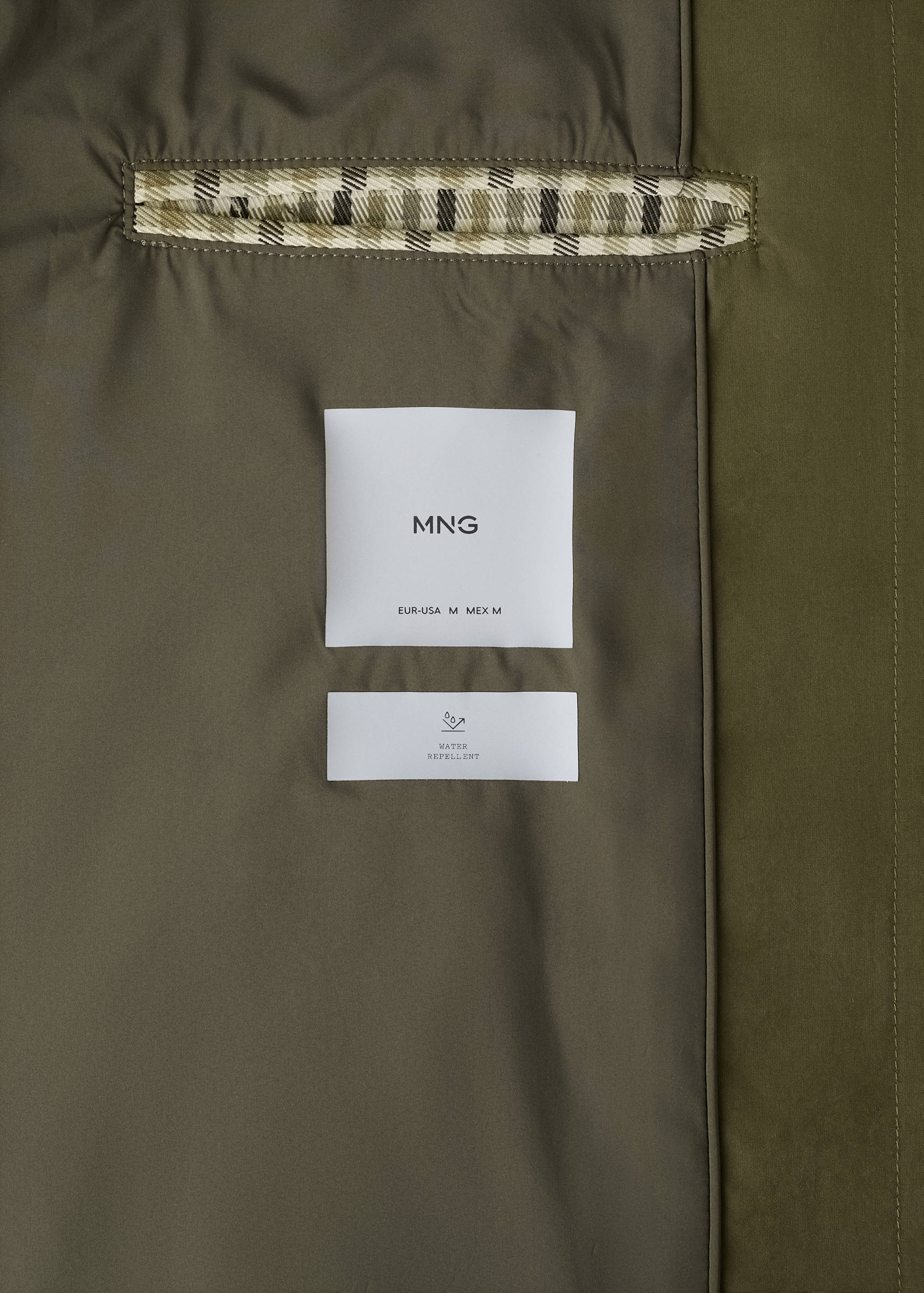 Парка из водоотталкивающей ткани со съемным капюшоном - Деталь изделия 0