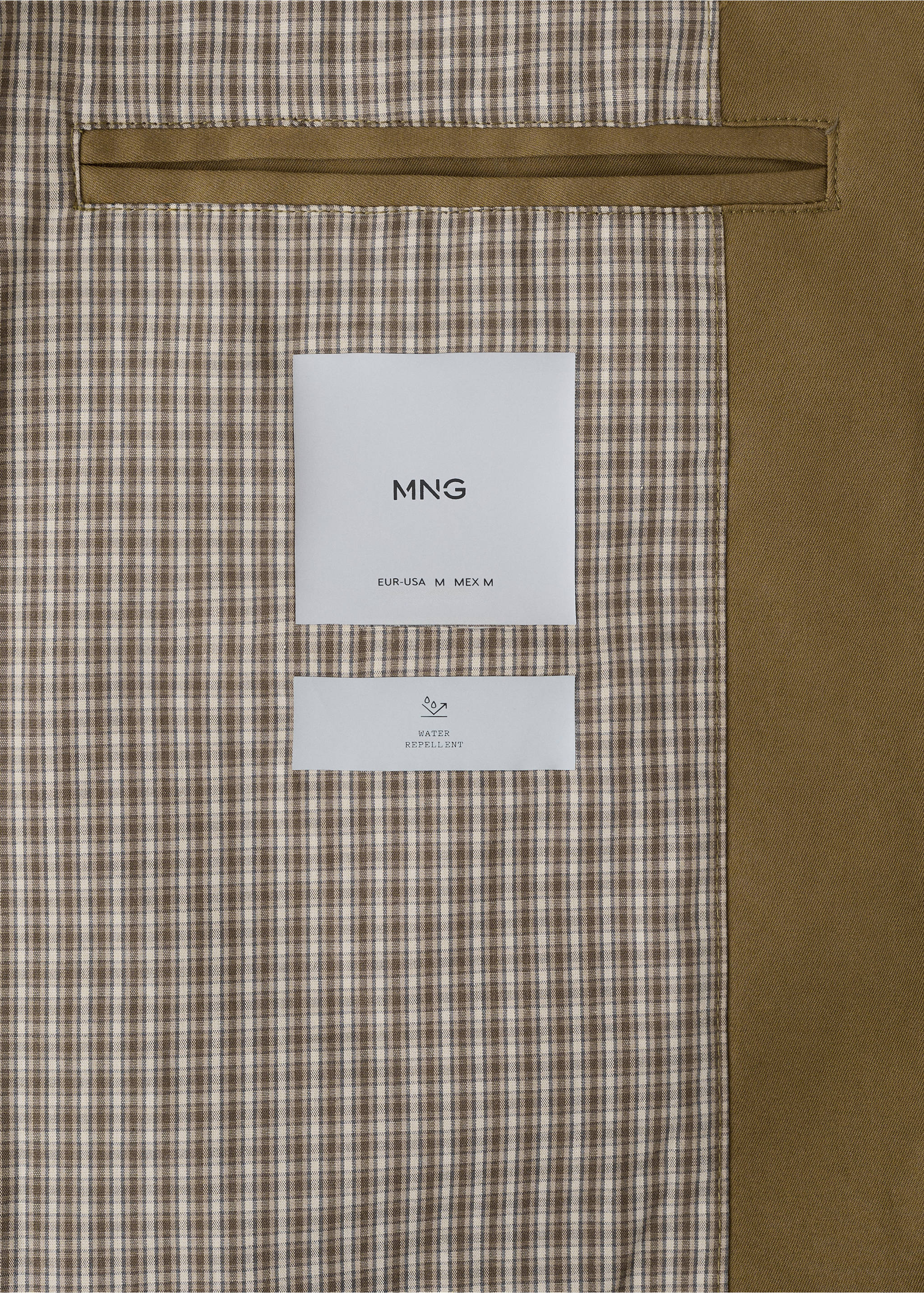 Парка из водоотталкивающей ткани с карманами - Деталь изделия 0, Охра. Ref: 27034410-00.