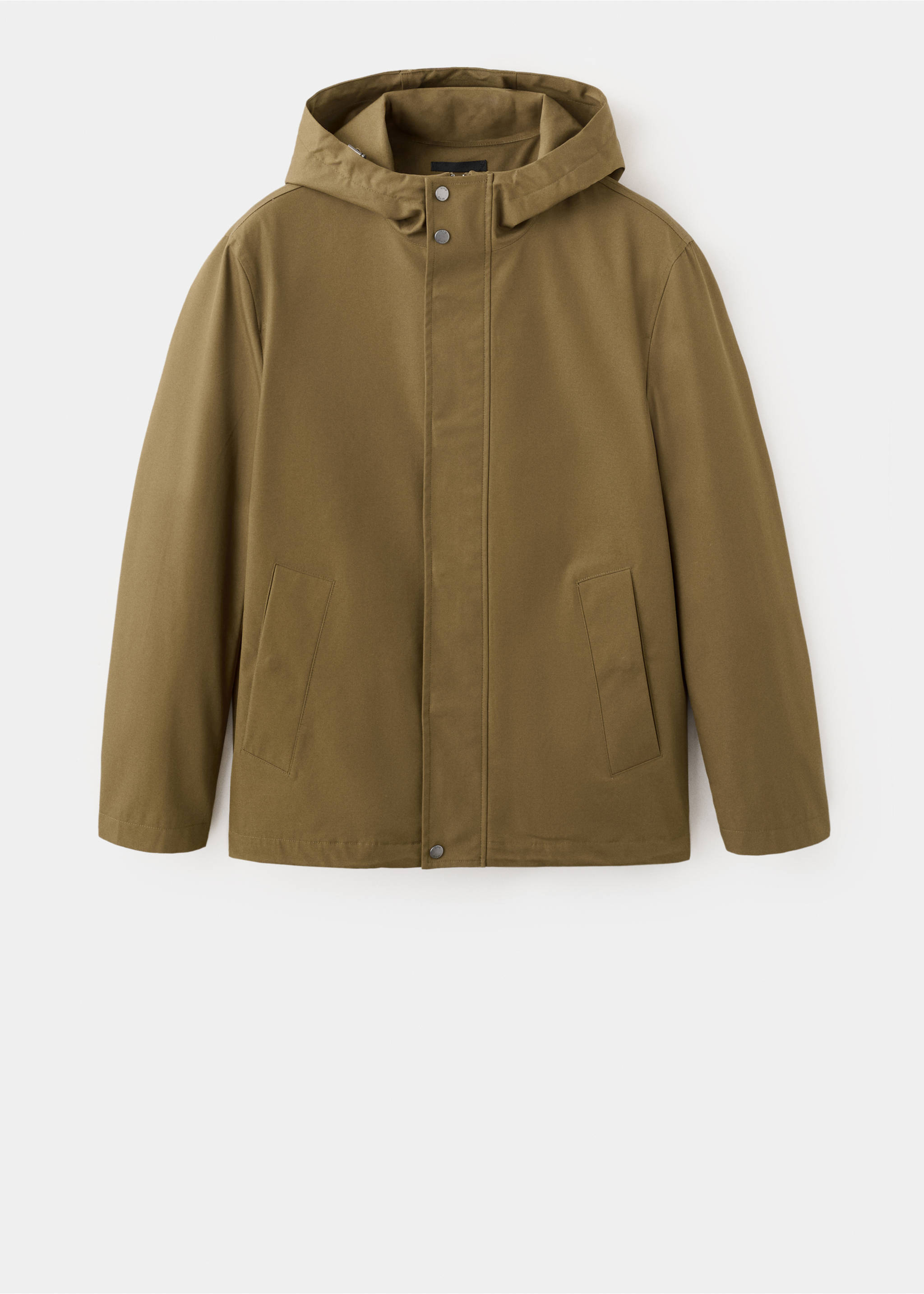 Parka water-repellent bolsillos - Artículo sin modelo, Ocre. Ref: 27034410-00.