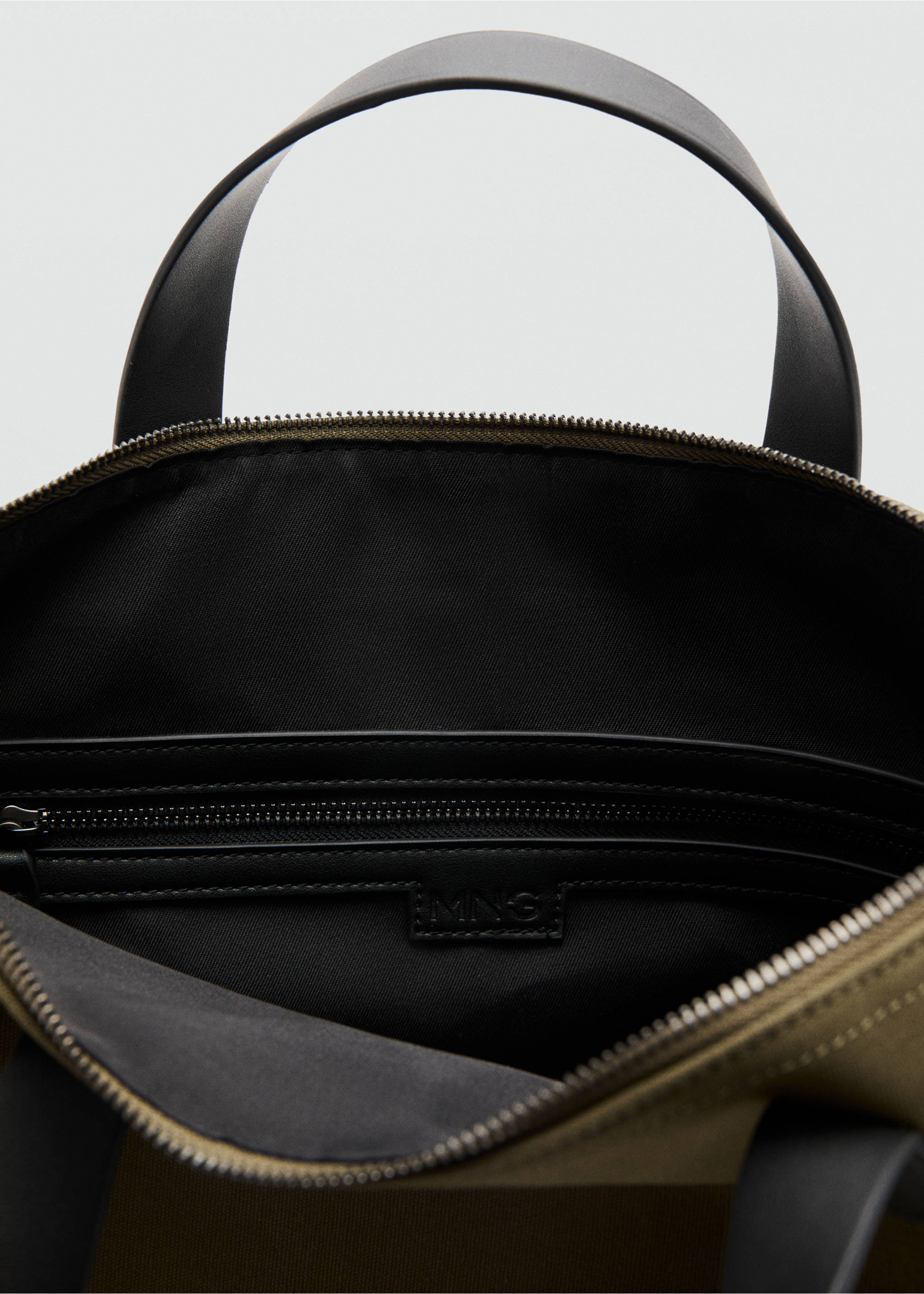 Bolso tote 100% algodón asa regulable - Detalle del artículo 3, Khaki. Ref: 27034414-00.