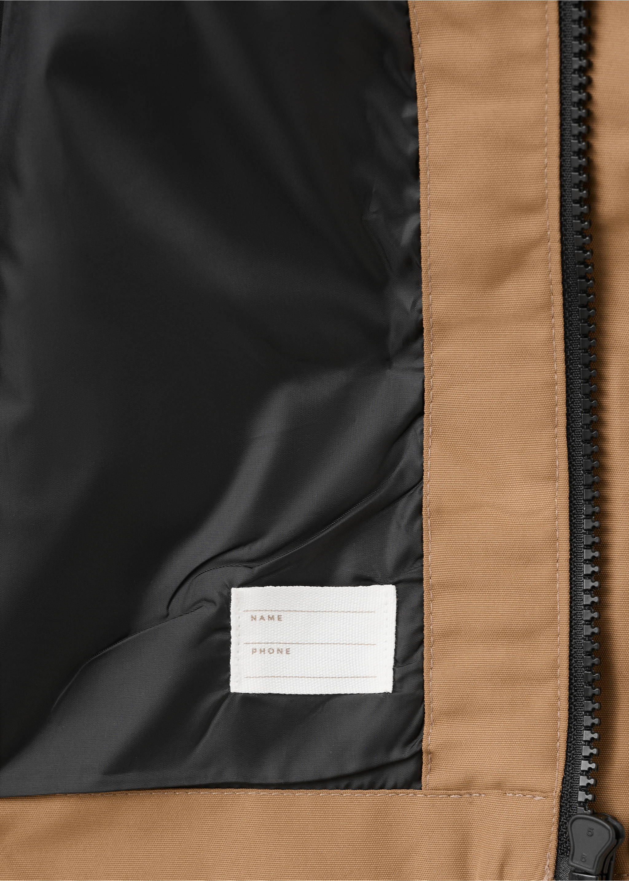 Chaqueta capucha - Detalle del artículo 0, Caramelo. Ref: 27034423-00.