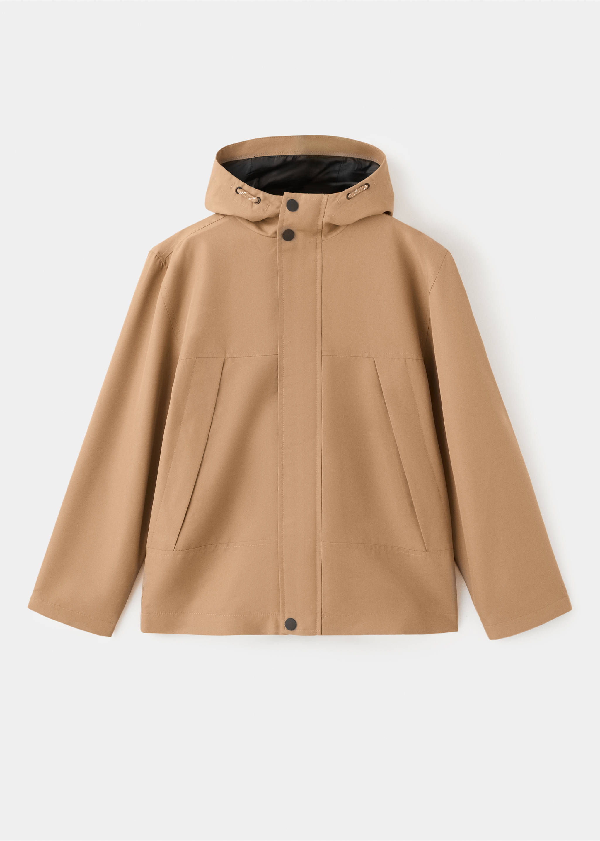 Hooded parka - Article without model, Caramel. Ref: 27034423-00.
