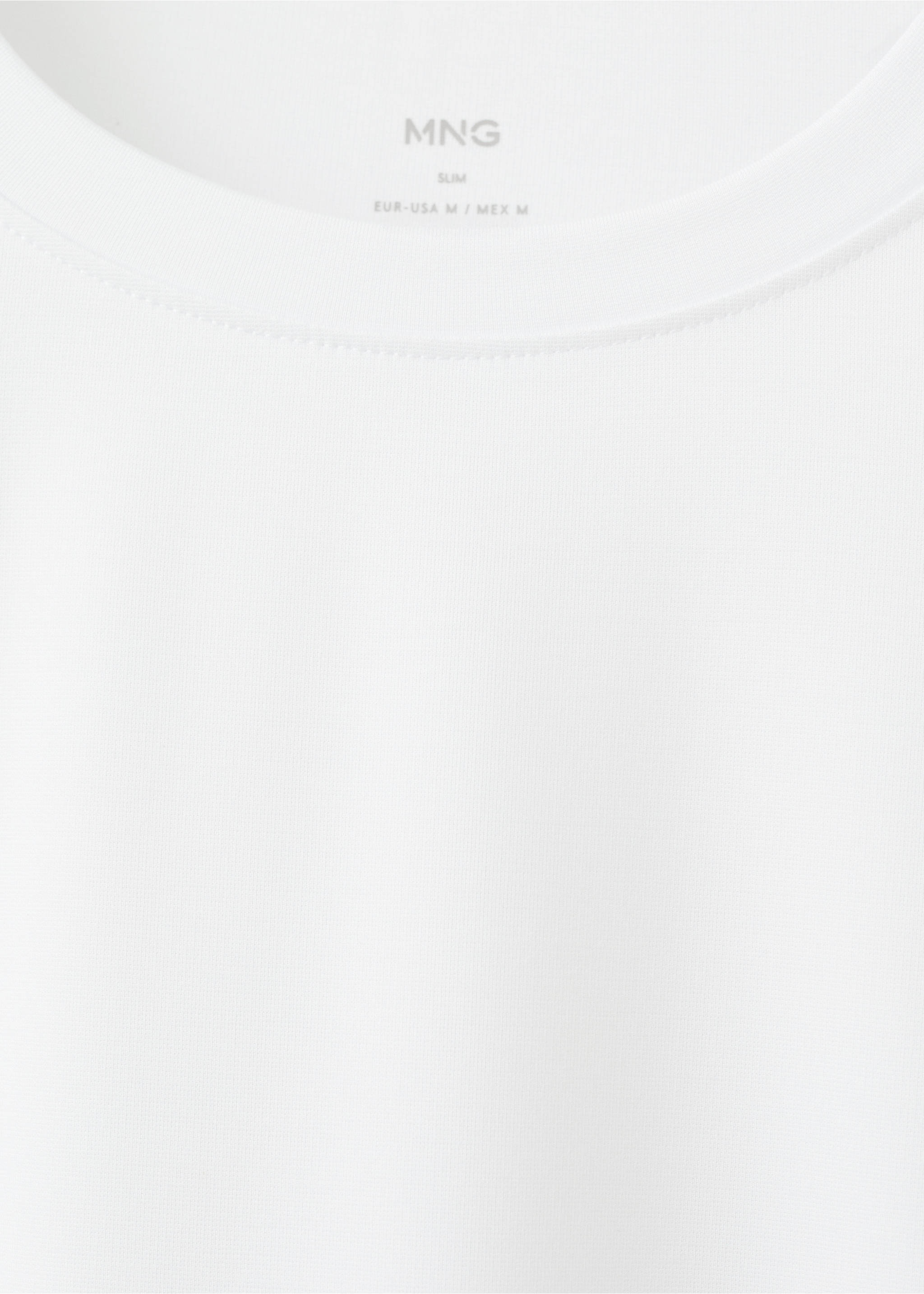 Camiseta slim fit comfort stretch Coolmax ® - Detalle del artículo 8, Blanco. Ref: 27034426-00.