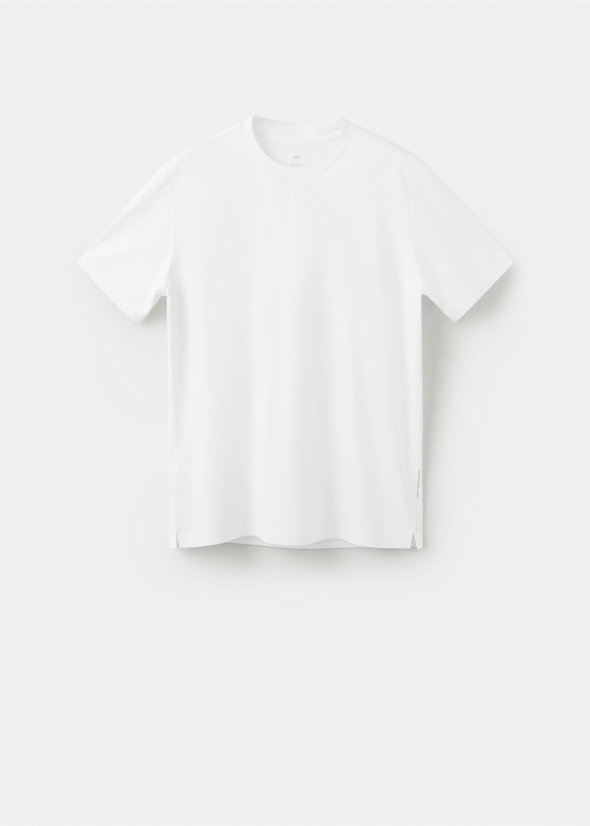 Camiseta slim fit comfort stretch Coolmax ® - Artículo sin modelo, Blanco. Ref: 27034426-00.
