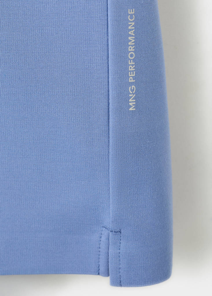 Slim fit comfort stretch Coolmax ® T-shirt — China Blue