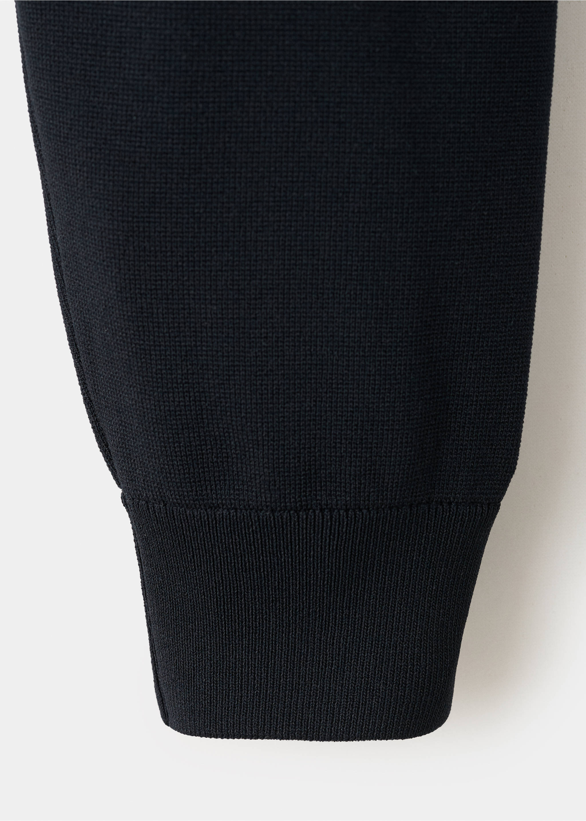 Chaqueta bomber combinada  punto - Detalle del artículo 0, Azul marino. Ref: 27034429-00.