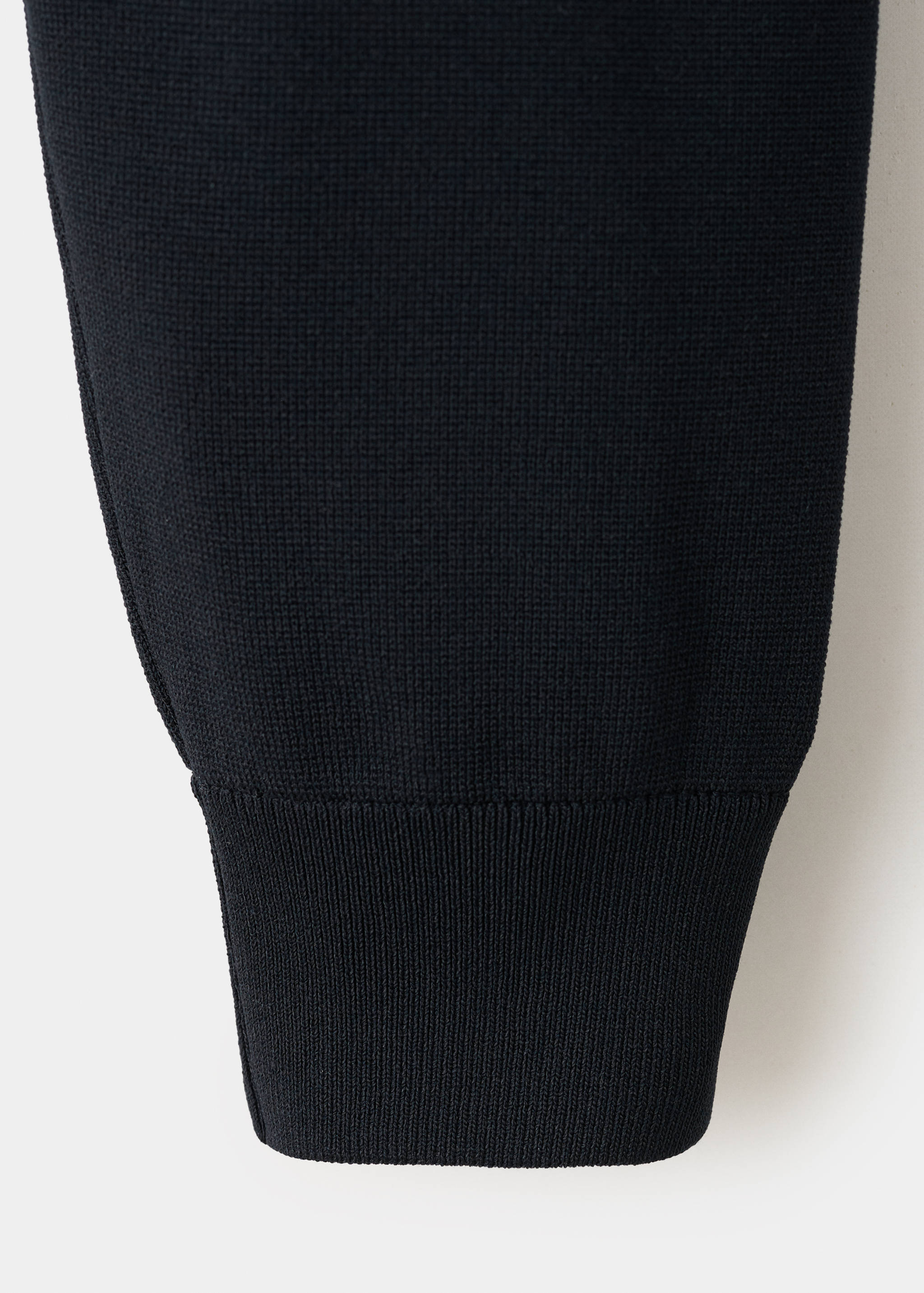 Комбинированная бомбер‑куртка с трикотажем - Деталь изделия 0