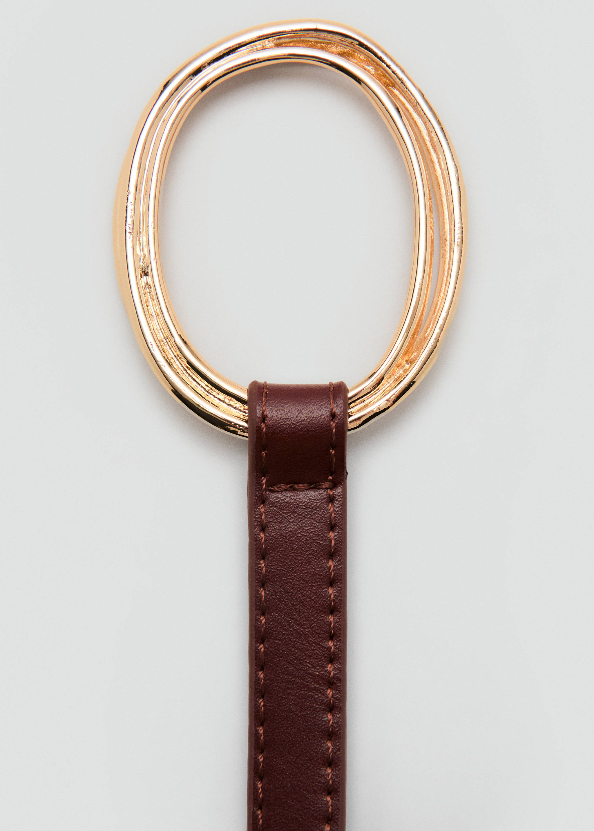 Thin belt with maxi-buckle - Details of the article 1