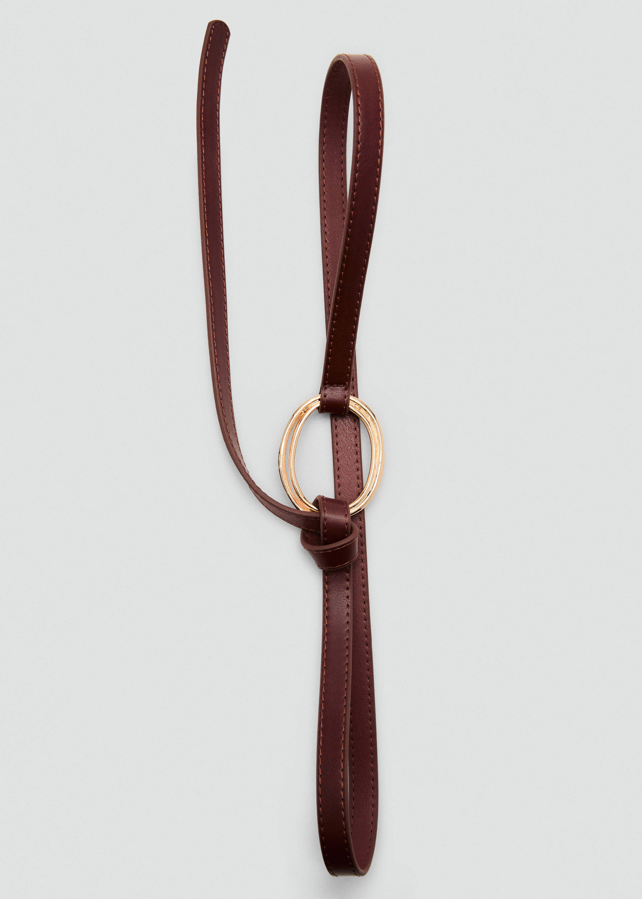 Thin belt with maxi-buckle - Details of the article 2