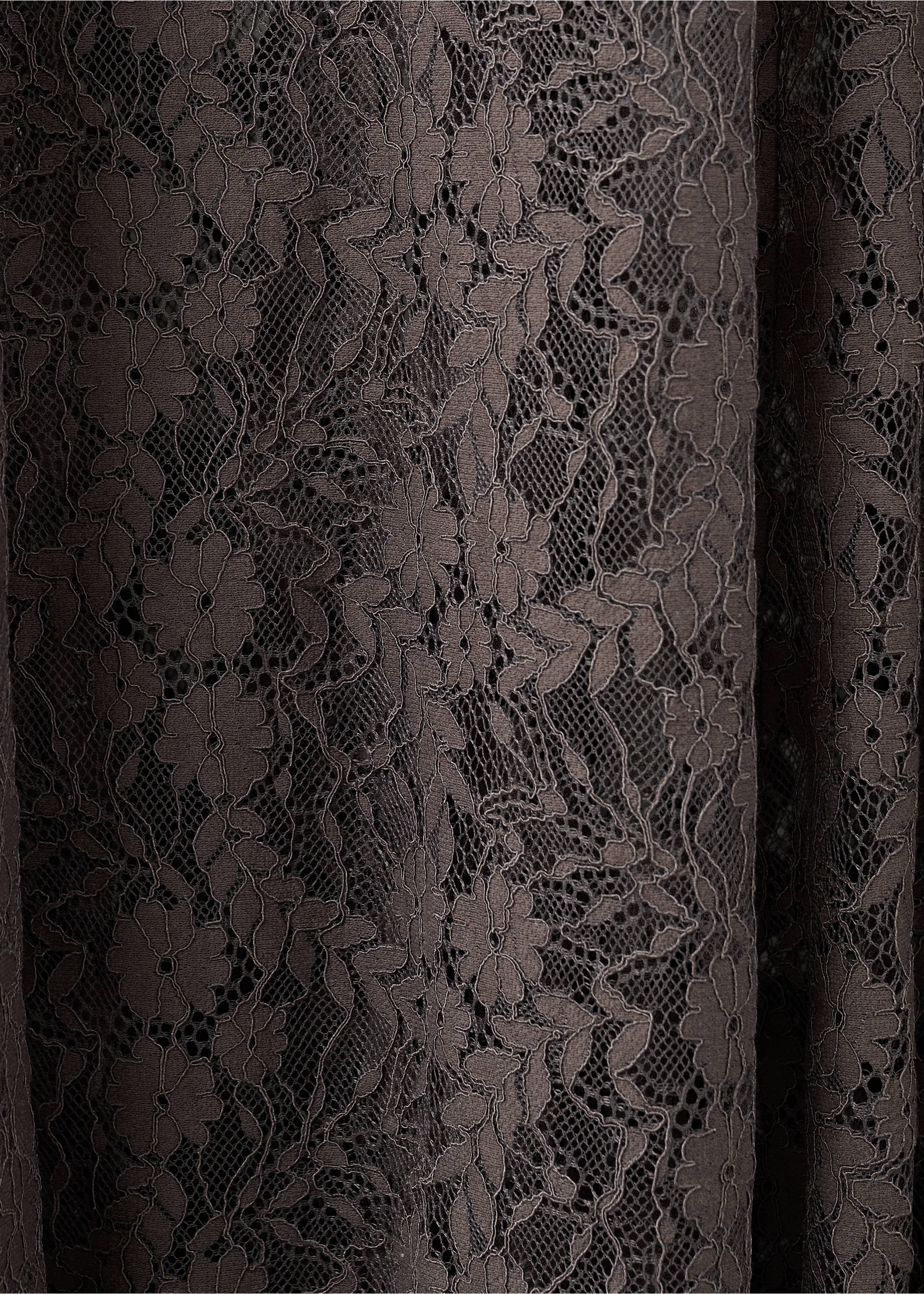 Combined lace dress - Details of the article 0, Brown. Ref: 27034439-00.