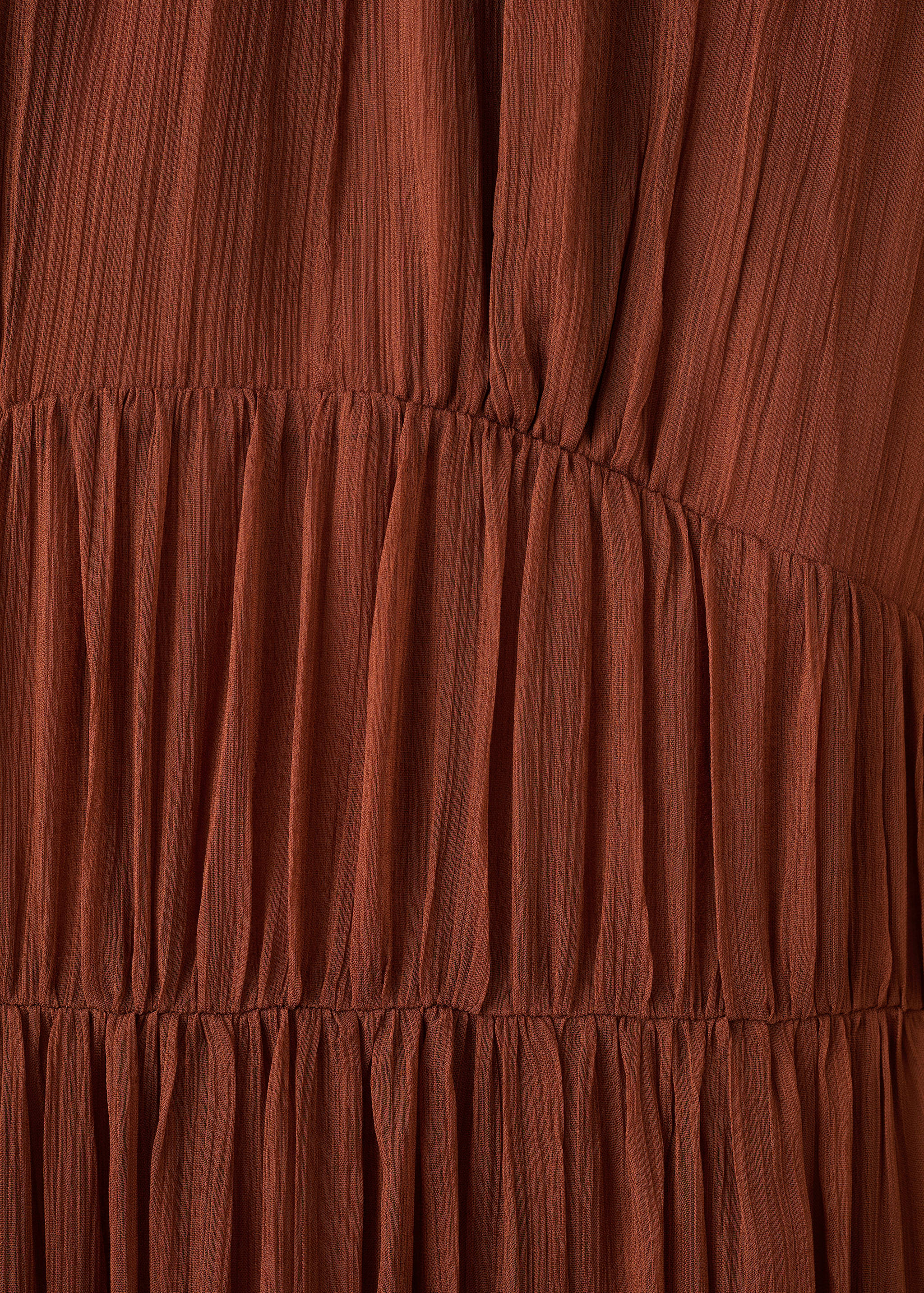 Pleated chiffon dress - Details of the article 8