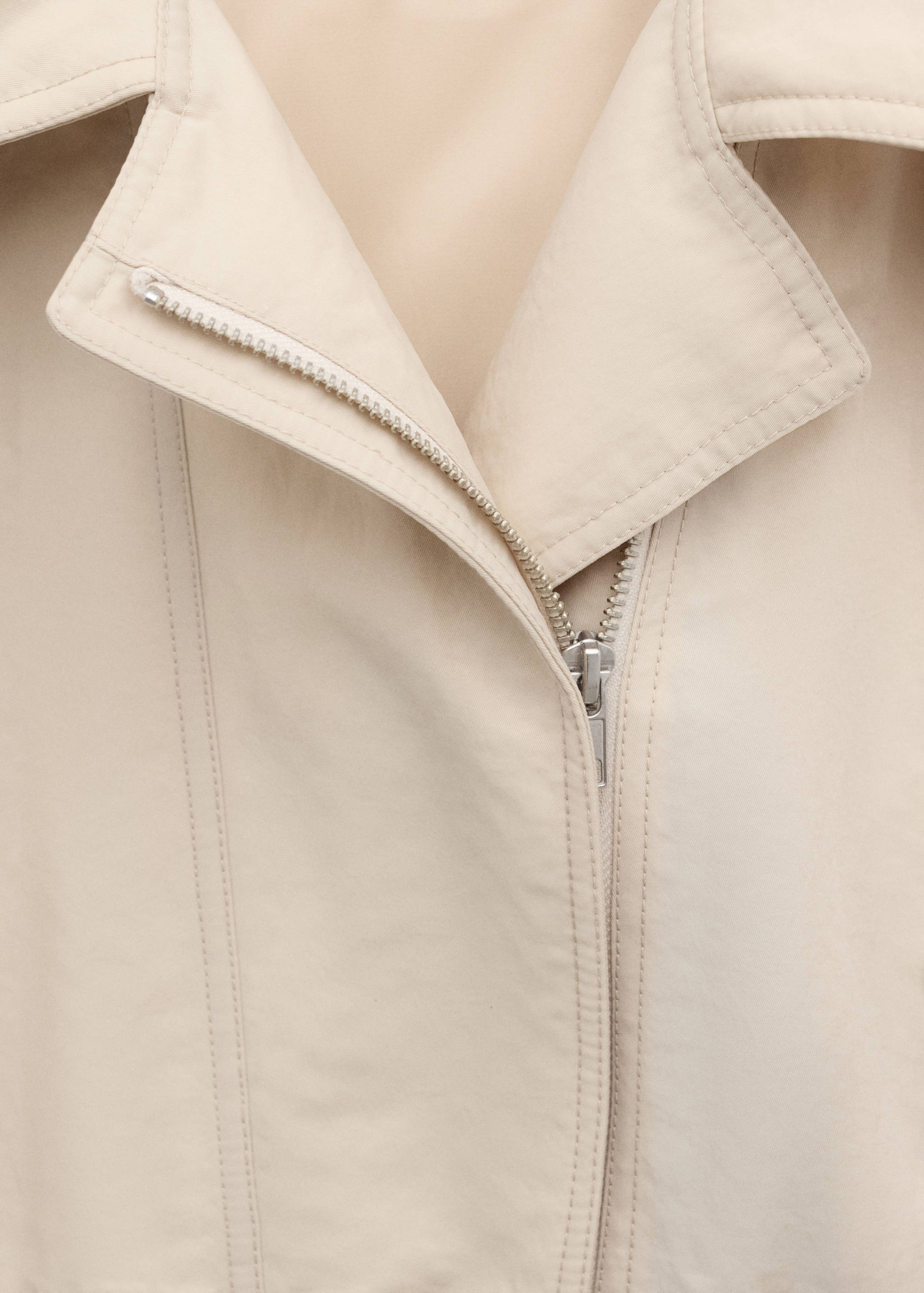 Куртка оверсайз со сборками на талии - Деталь изделия 8