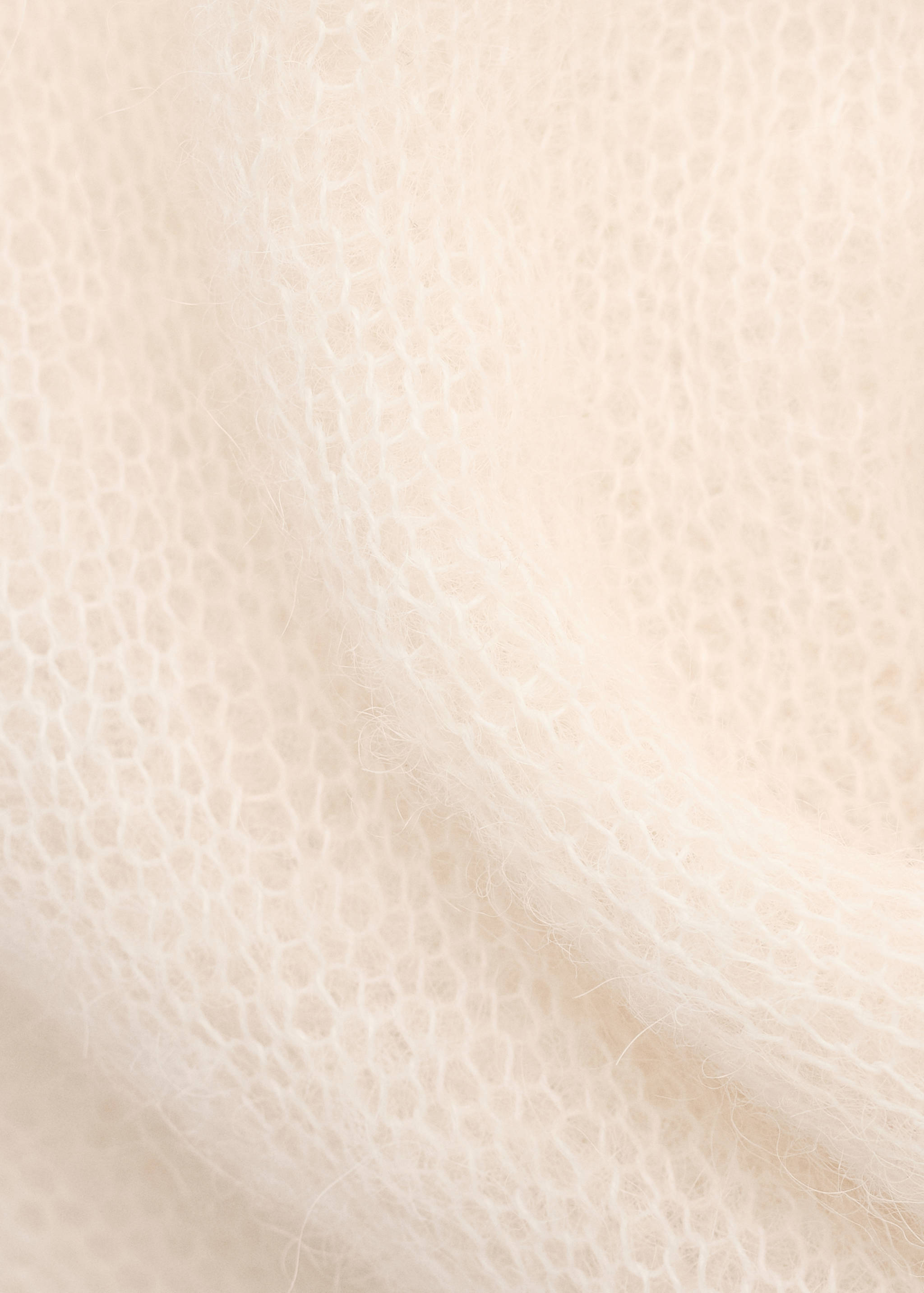 Semi-transparent alpaca sweater - Details of the article 8