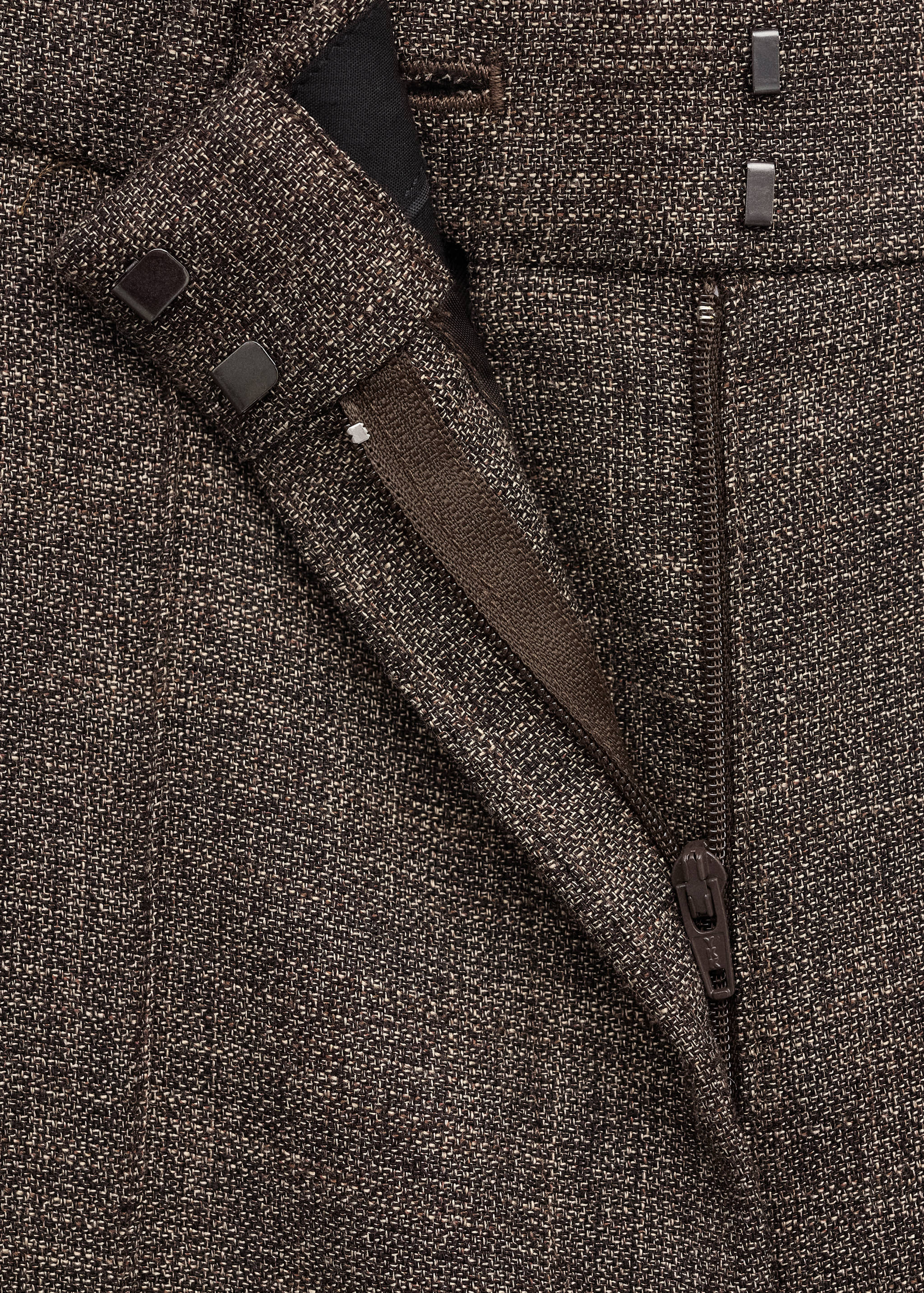 Flecked suit trousers - Details of the article 8