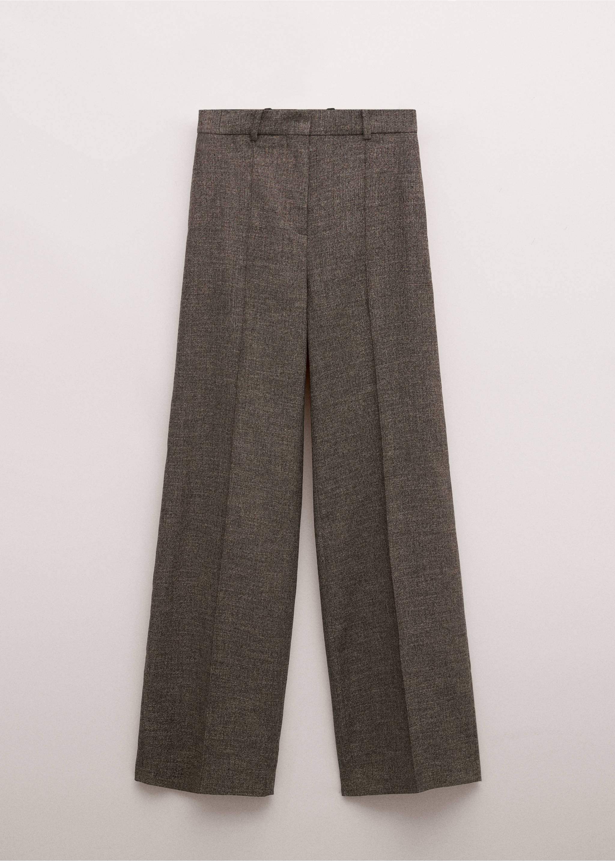 Pantalon de costume jaspé - Article sans modèle, Chocolat. Ref: 27034446-00.