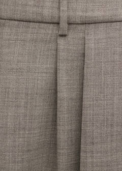 Low-rise wool trousers — Grey 6