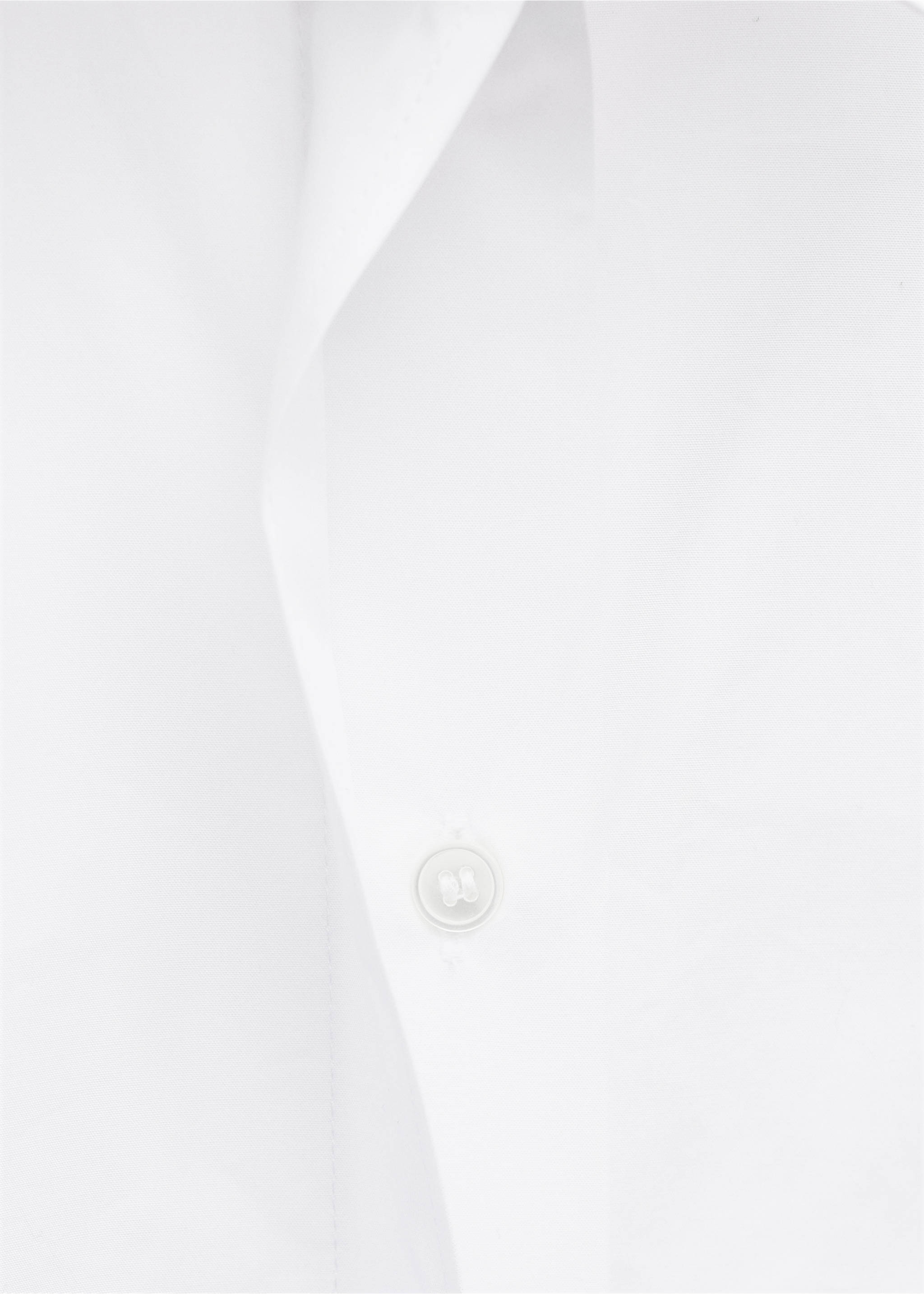 Рубашка с рукавами три четверти на пуговицах - Деталь изделия 0, Белый. Ref: 27034448-00.