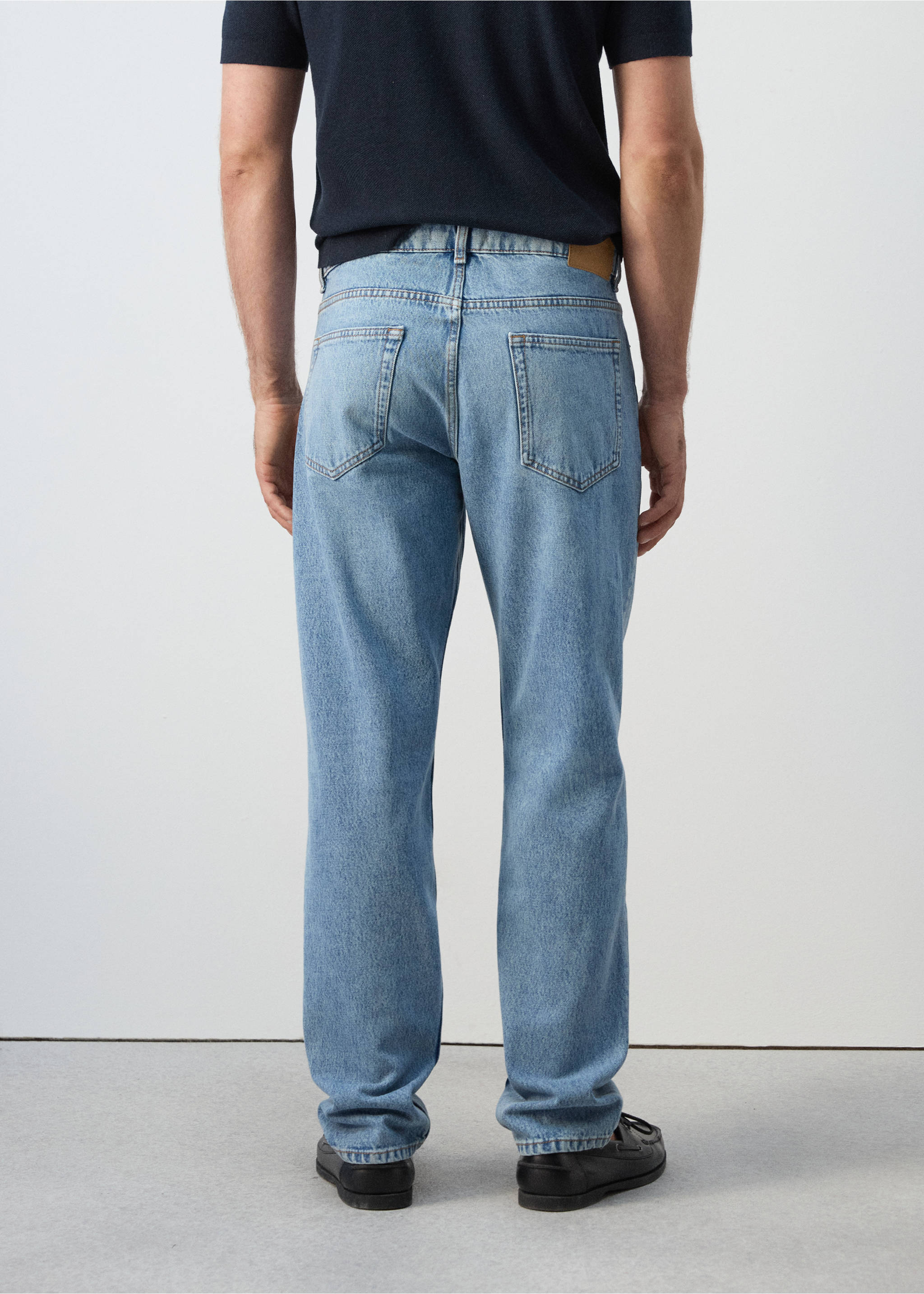 Bob regular-fit jeans - Reverse of the article, Medium Blue. Ref: 27034449-00.
