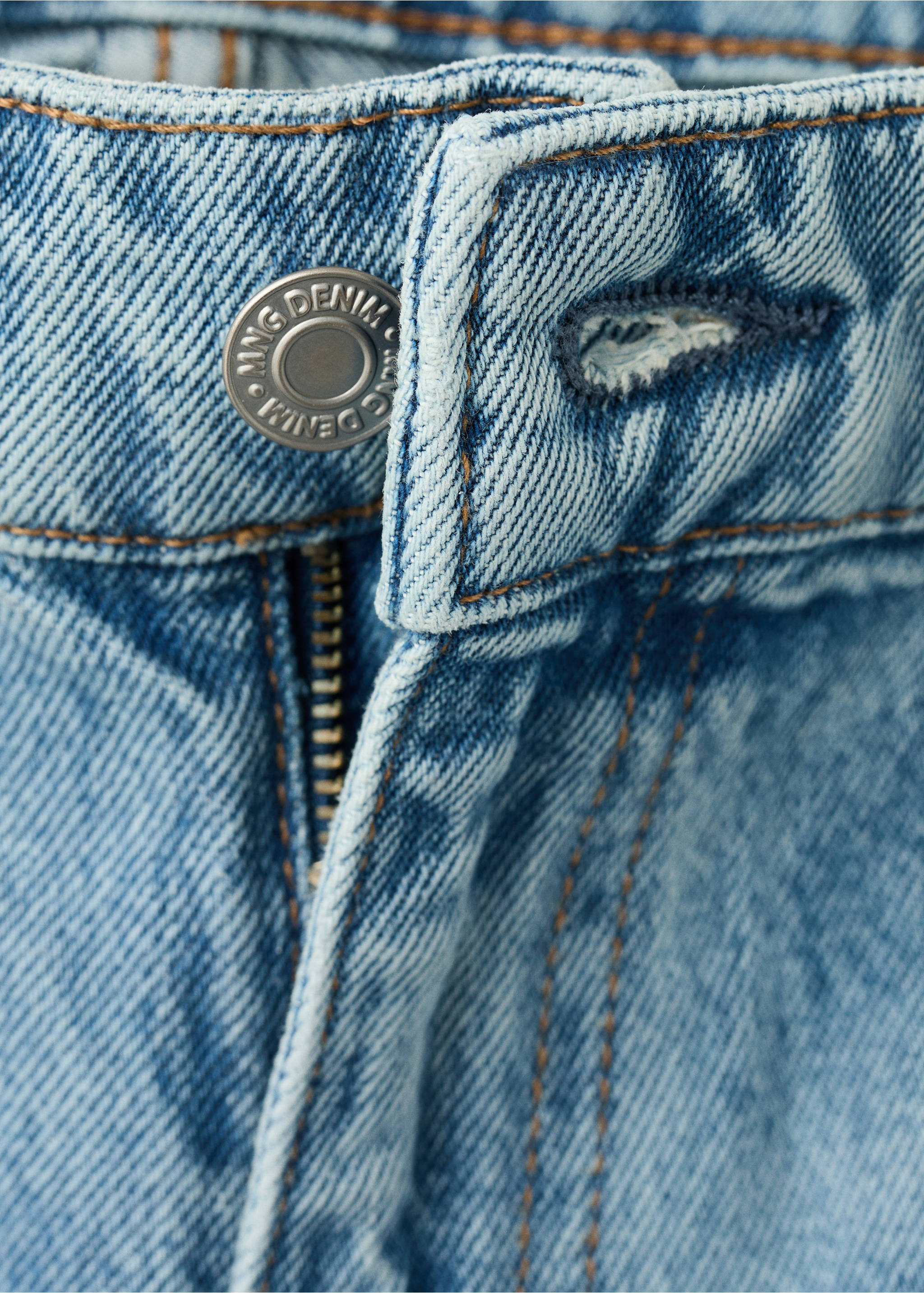 Bob regular-fit jeans - Details of the article 8, Medium Blue. Ref: 27034449-00.