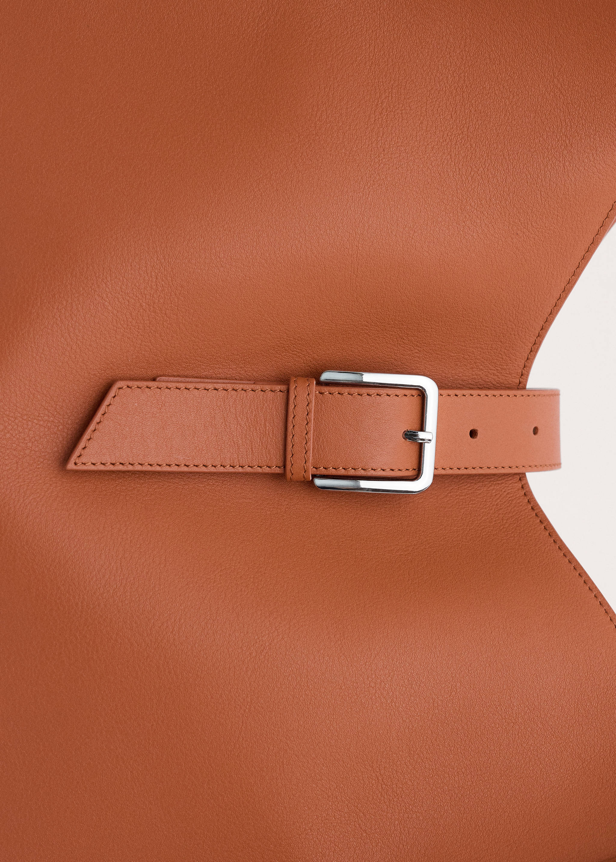 Leather maxi shopper bag - Details of the article 2