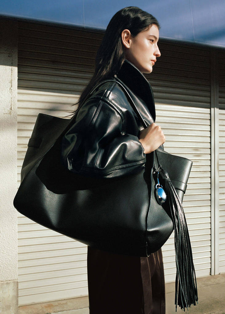 Borsa Maxi Shopper Pelle