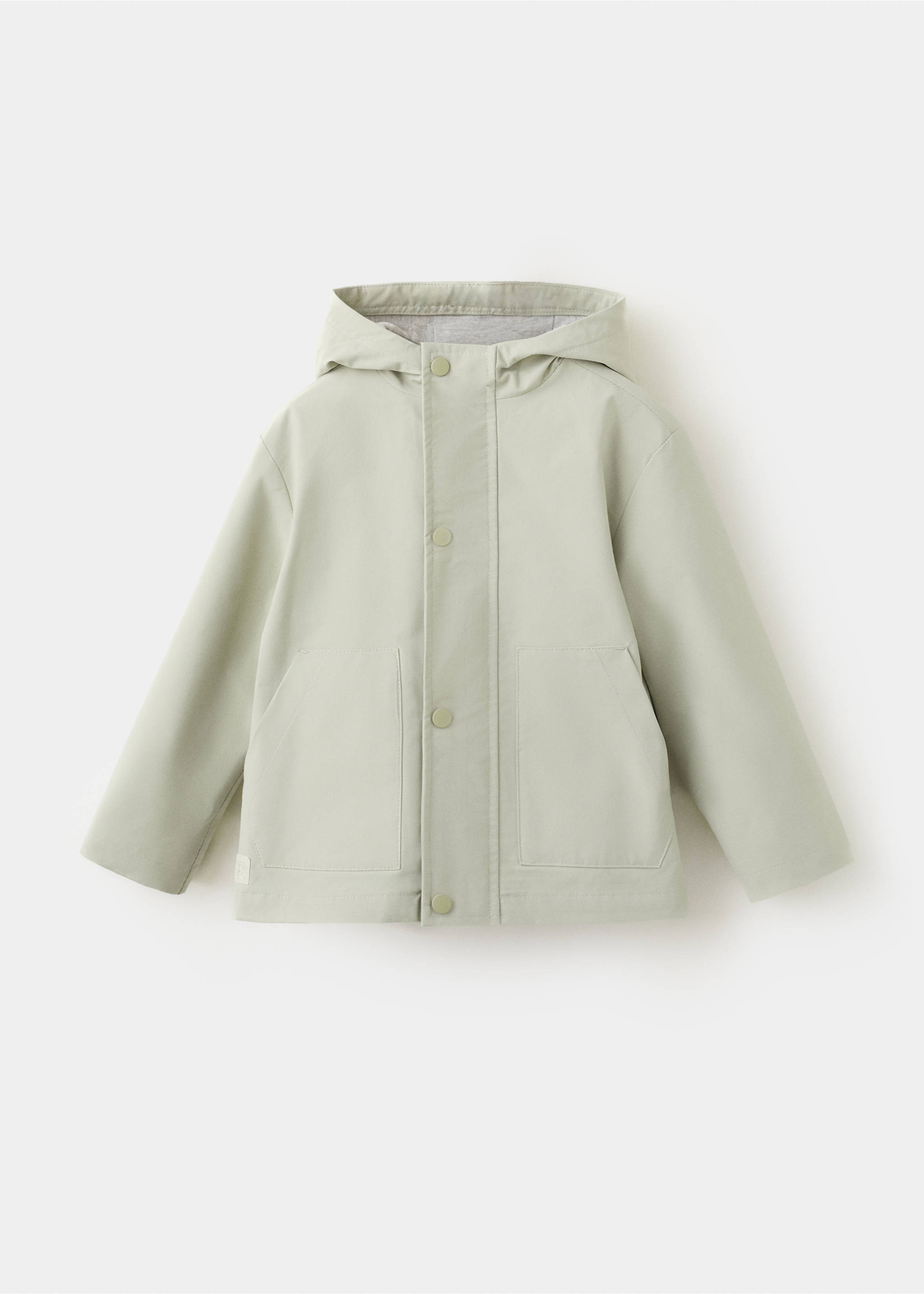 Chaqueta capucha - Artículo sin modelo, Verde pastel. Ref: 27034769-00.