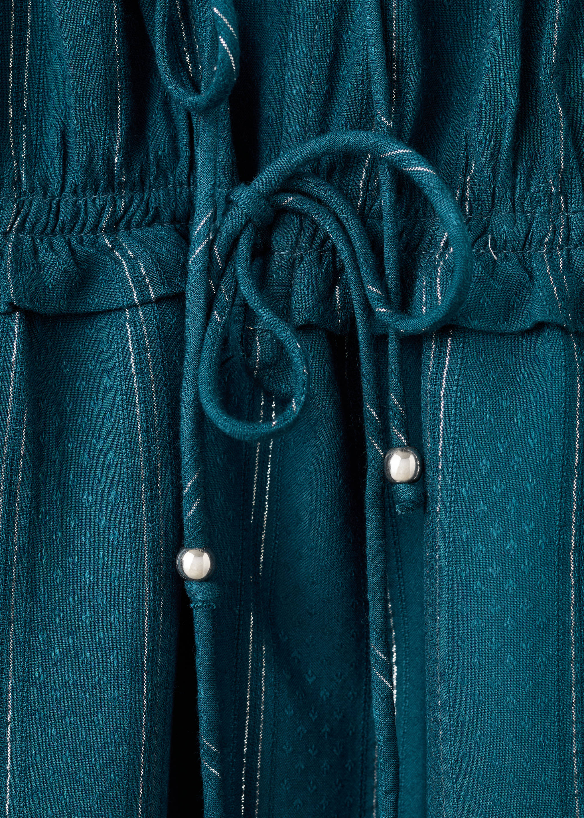 Блузка из люрекса с завязками - Деталь изделия 0