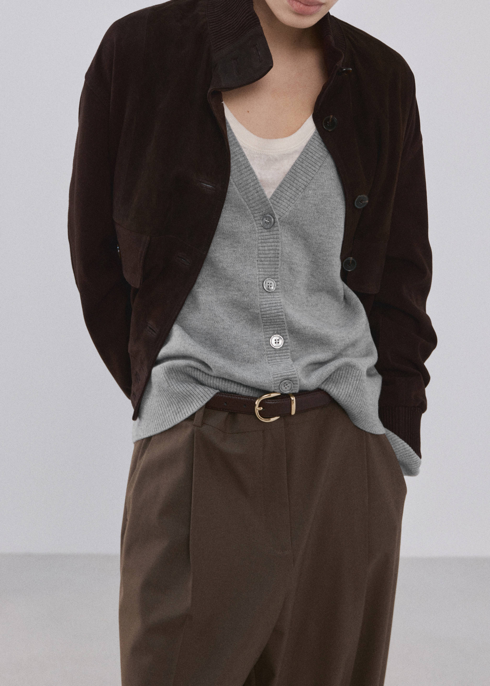 V-neck knitted cardigan - Details of the article 6