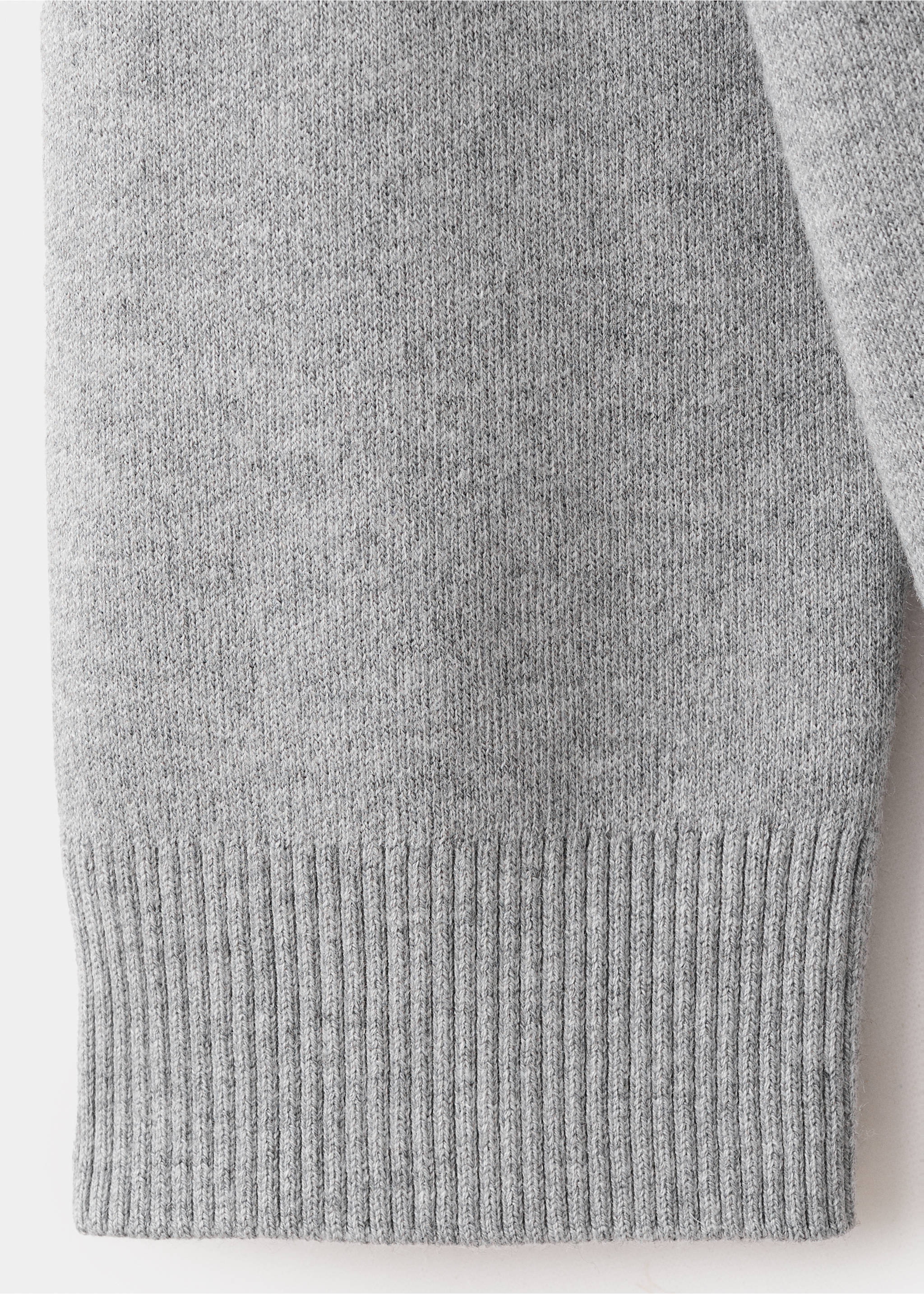 Cardigan maille col V - Détail de l'article 0, Gris chiné moyen. Ref: 27034774-00.