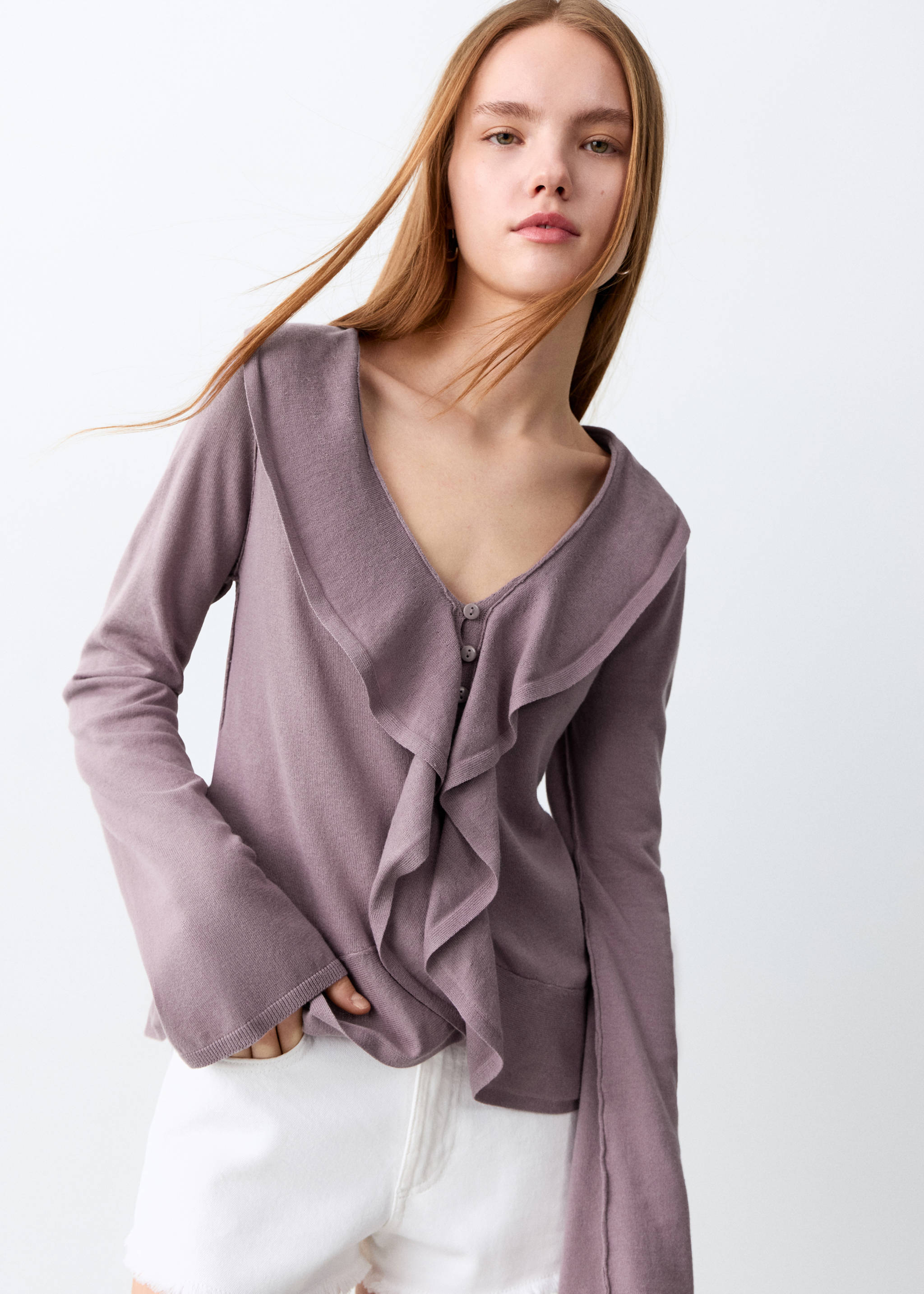 Càrdigan volants - Pla mig