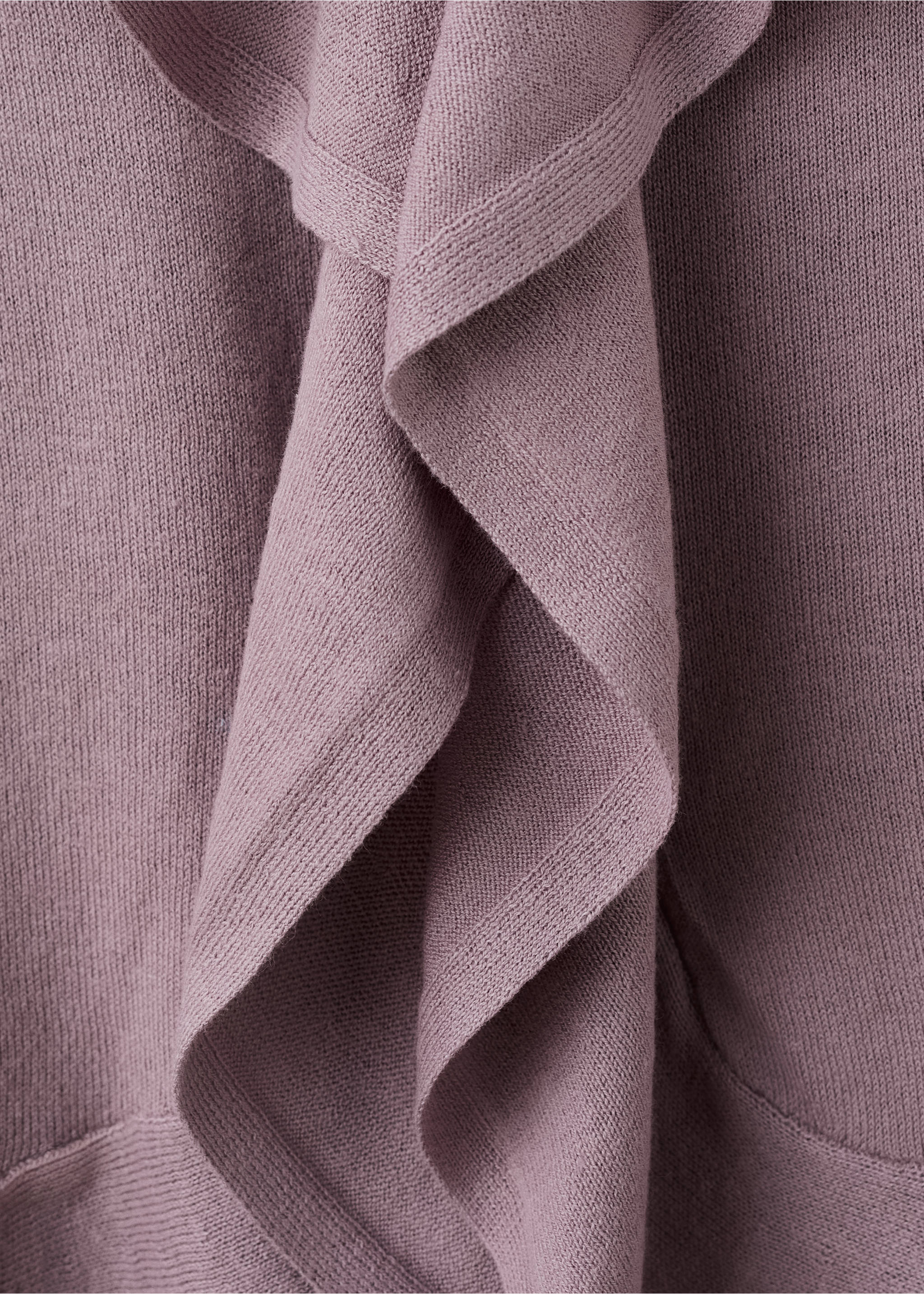 Càrdigan volants - Detall de l'article 0, Violeta. Ref: 27034775-00.