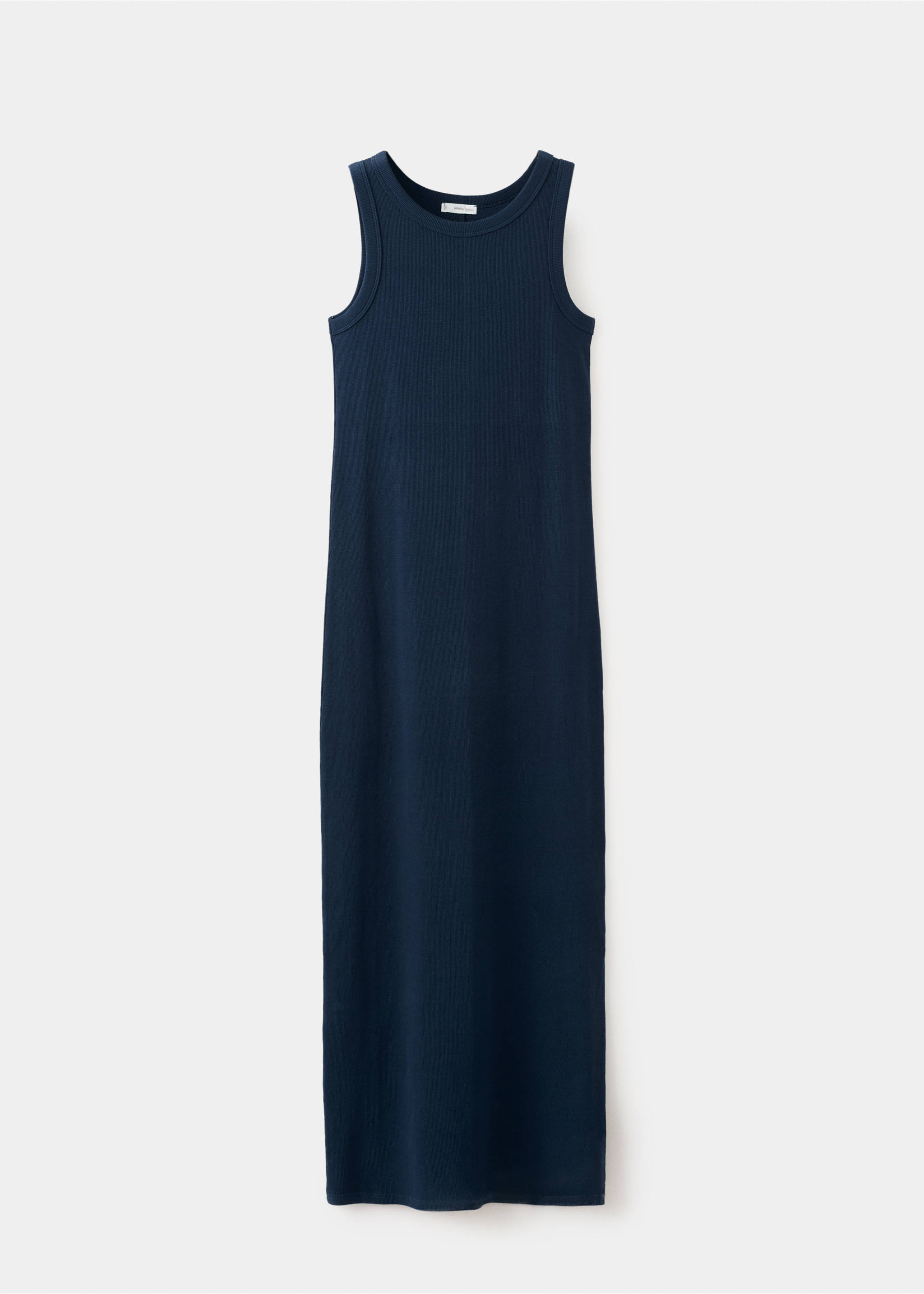 Maxi dress with slit details - Article without model, Navy. Ref: 27034777-00.