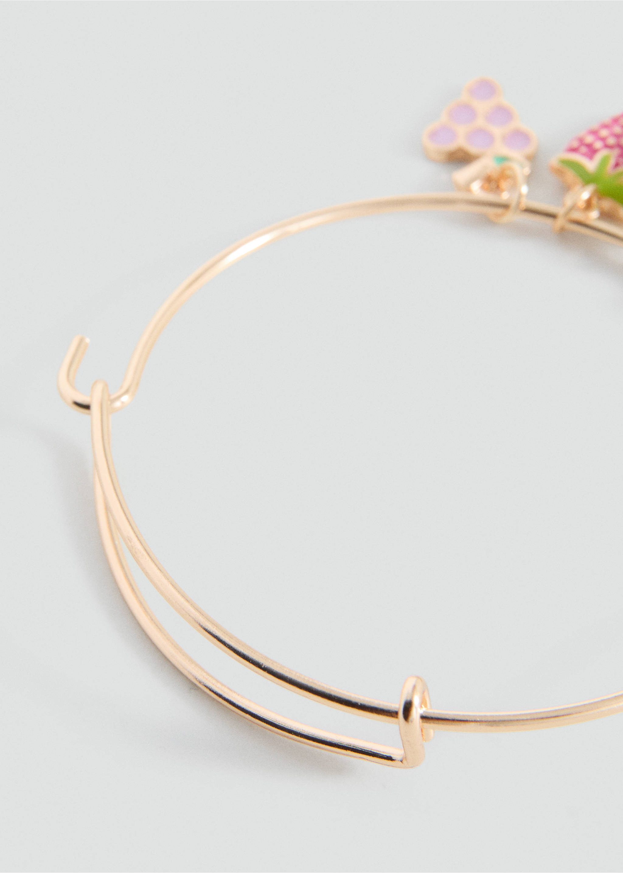 Mixed charms bracelet - Details of the article 1, Silver. Ref: 27034781-00.