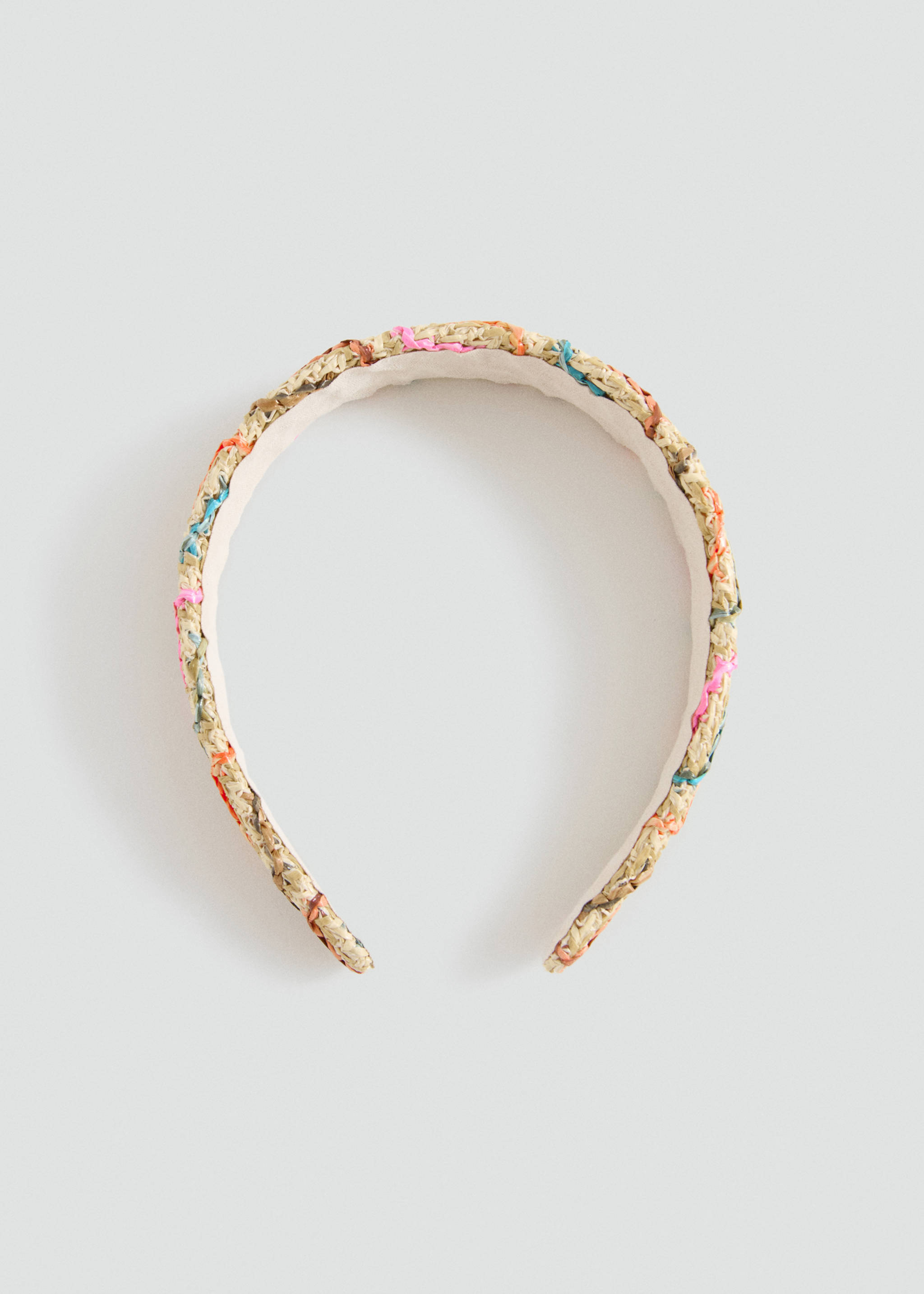 Raffia braided hairband - Article without model
