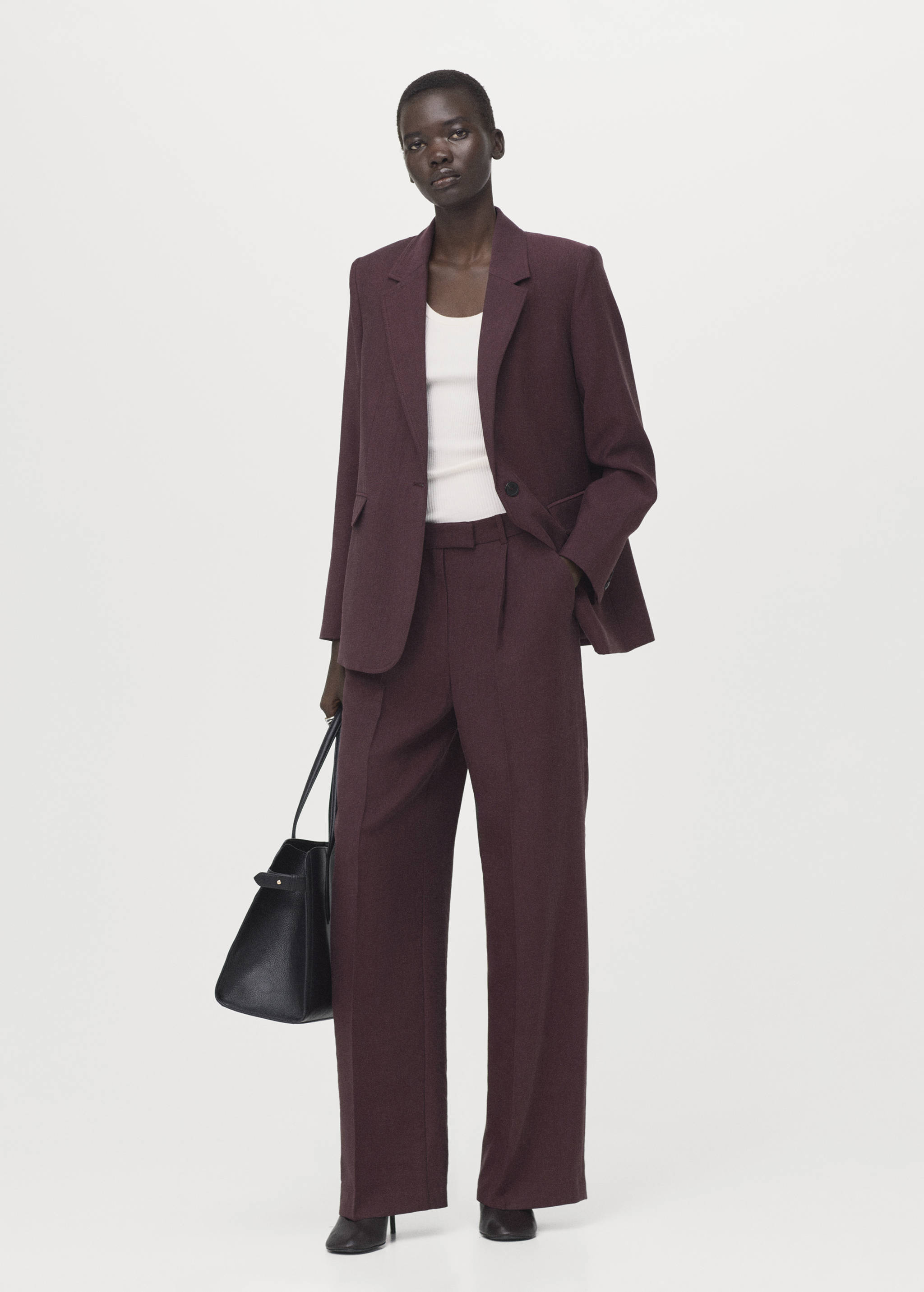 Lyocell suit blazer - General plane