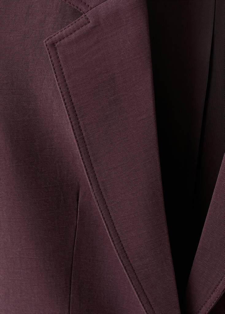 Lyocell suit blazer — Purple
