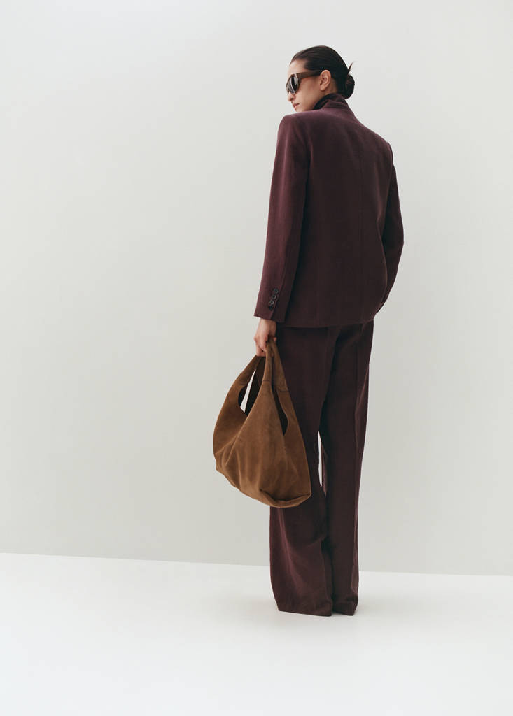 Lyocell suit blazer — Purple