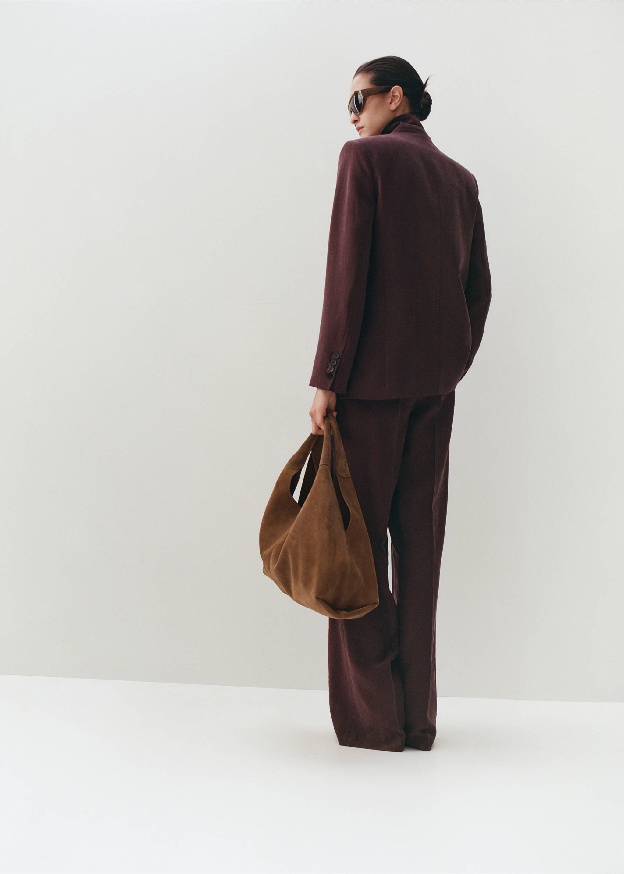 Blazer costume Lyocell - Détail de l'article 4, Violet. Ref: 27034788-01.