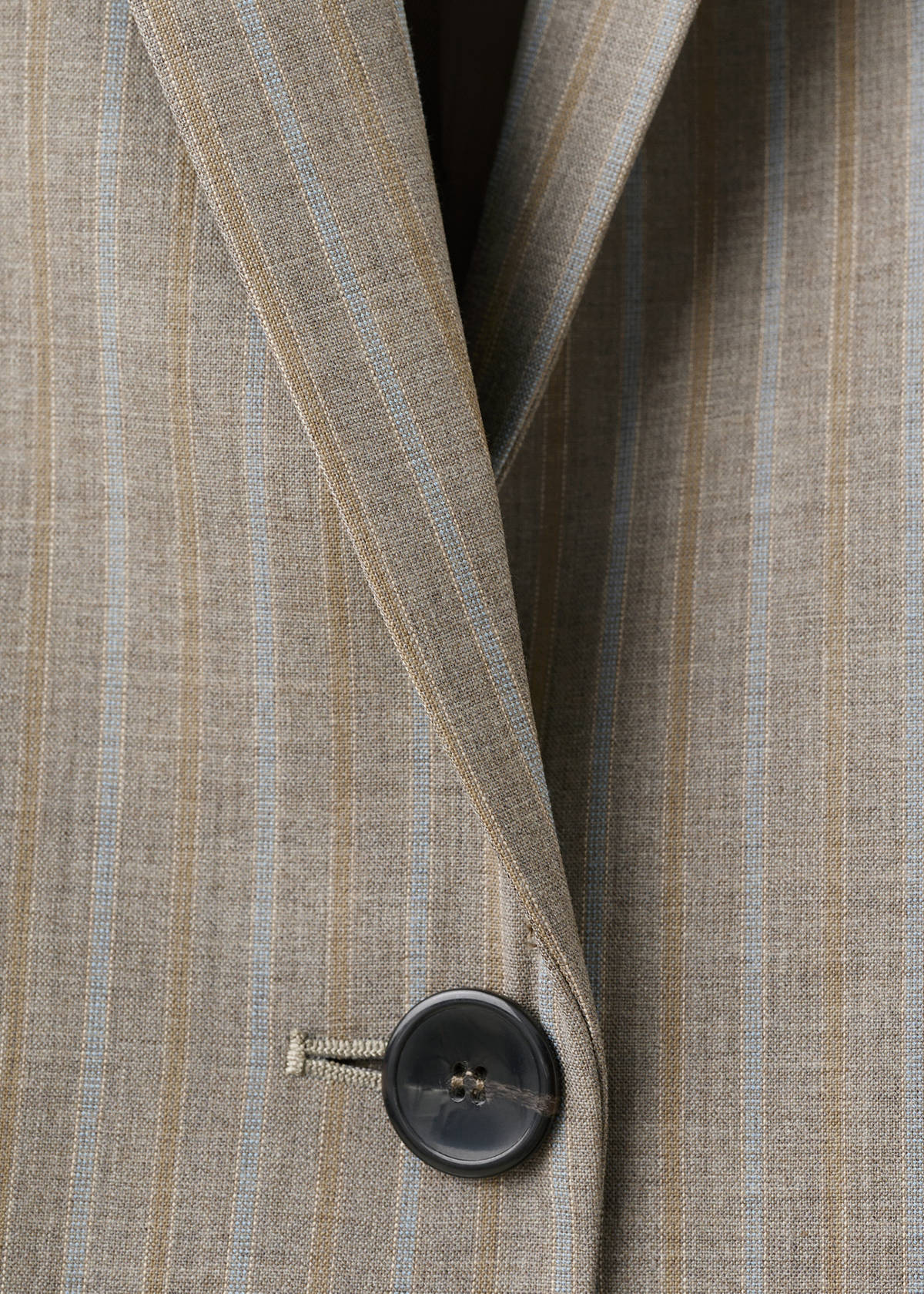 Wool-blend suit blazer — Medium Brown