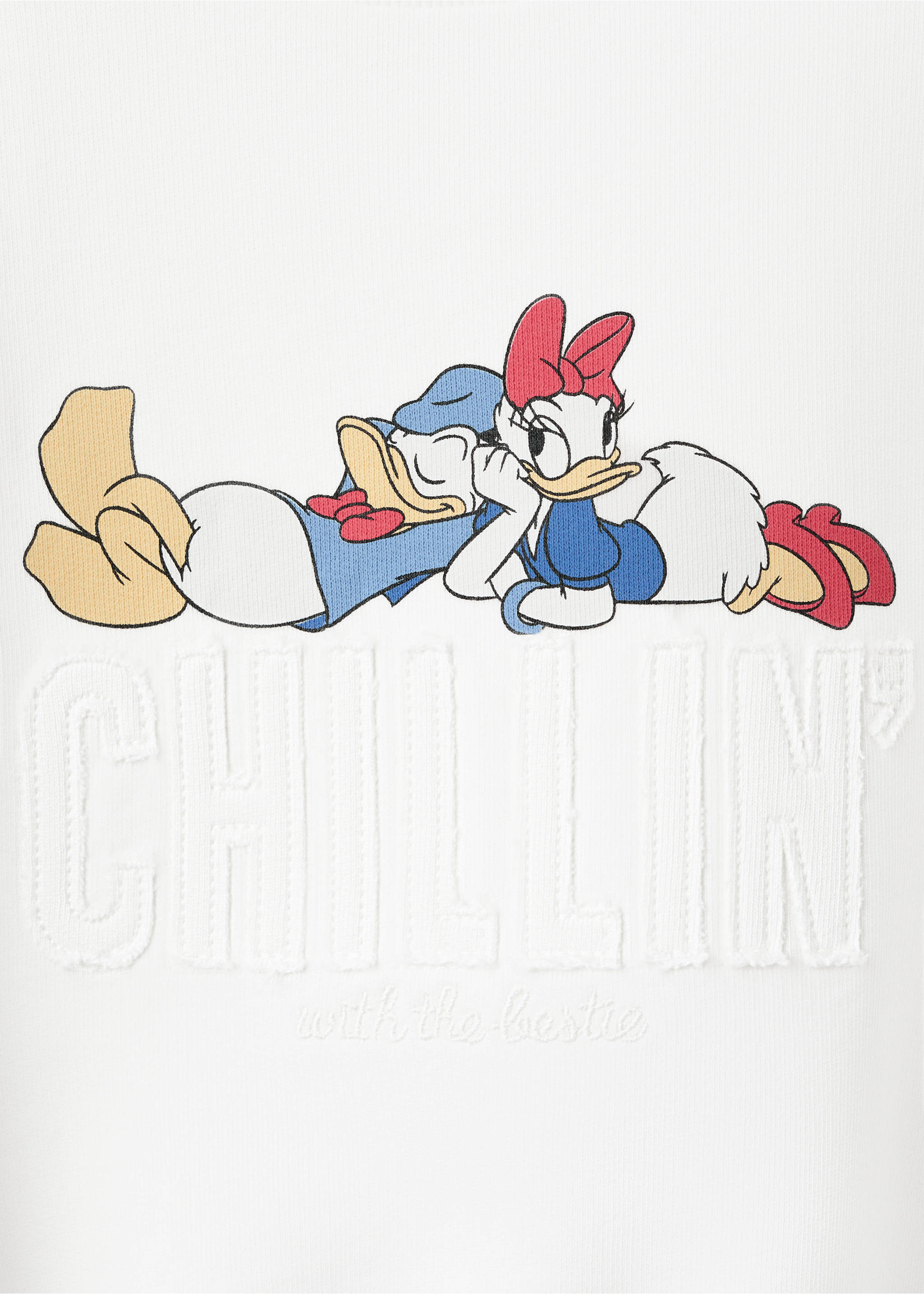 Daisy Donald printed sweatshirt - Details of the article 8, Off White. Ref: 27035145-00.