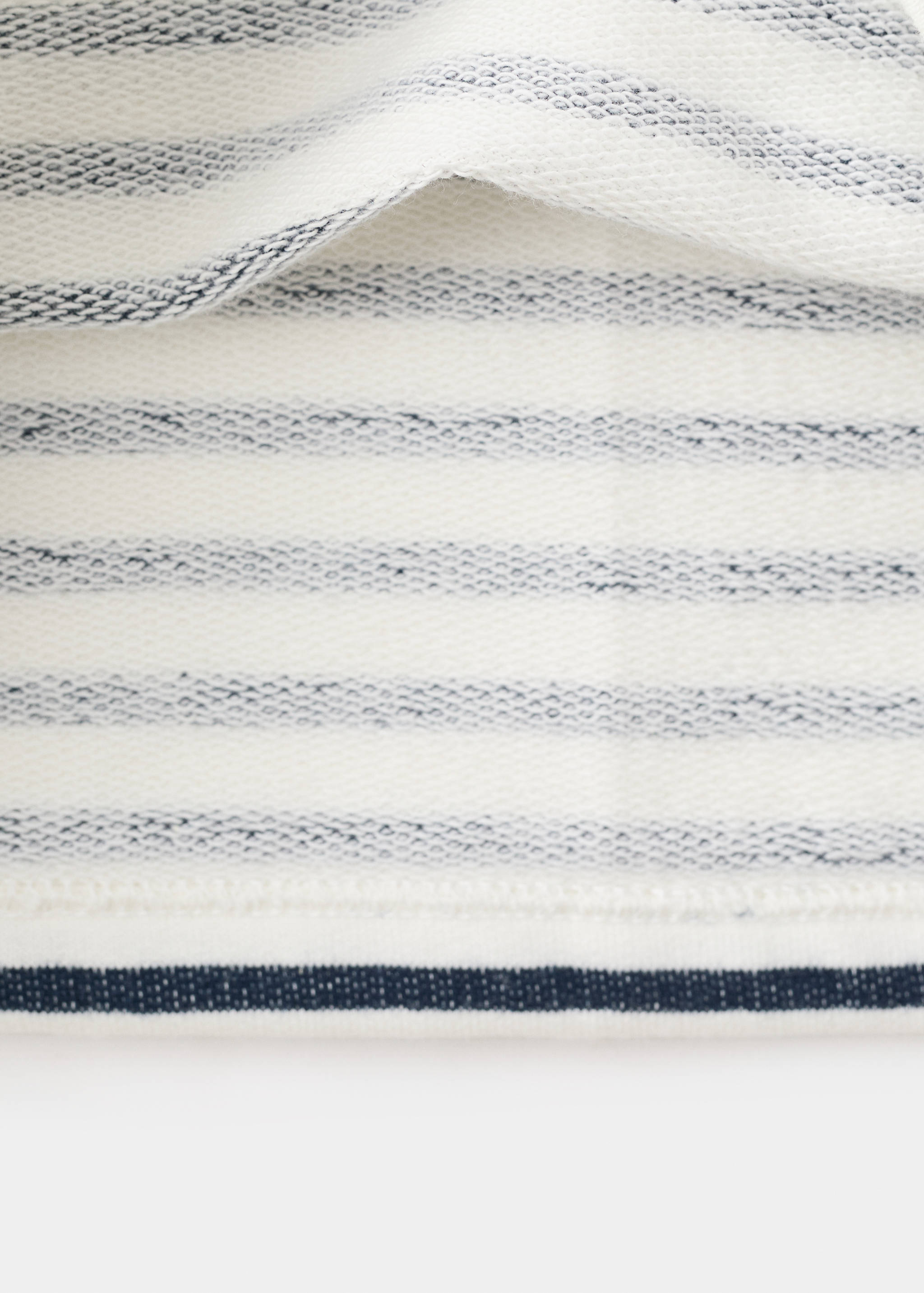 Striped hooded sweatshirt - Details of the article 0