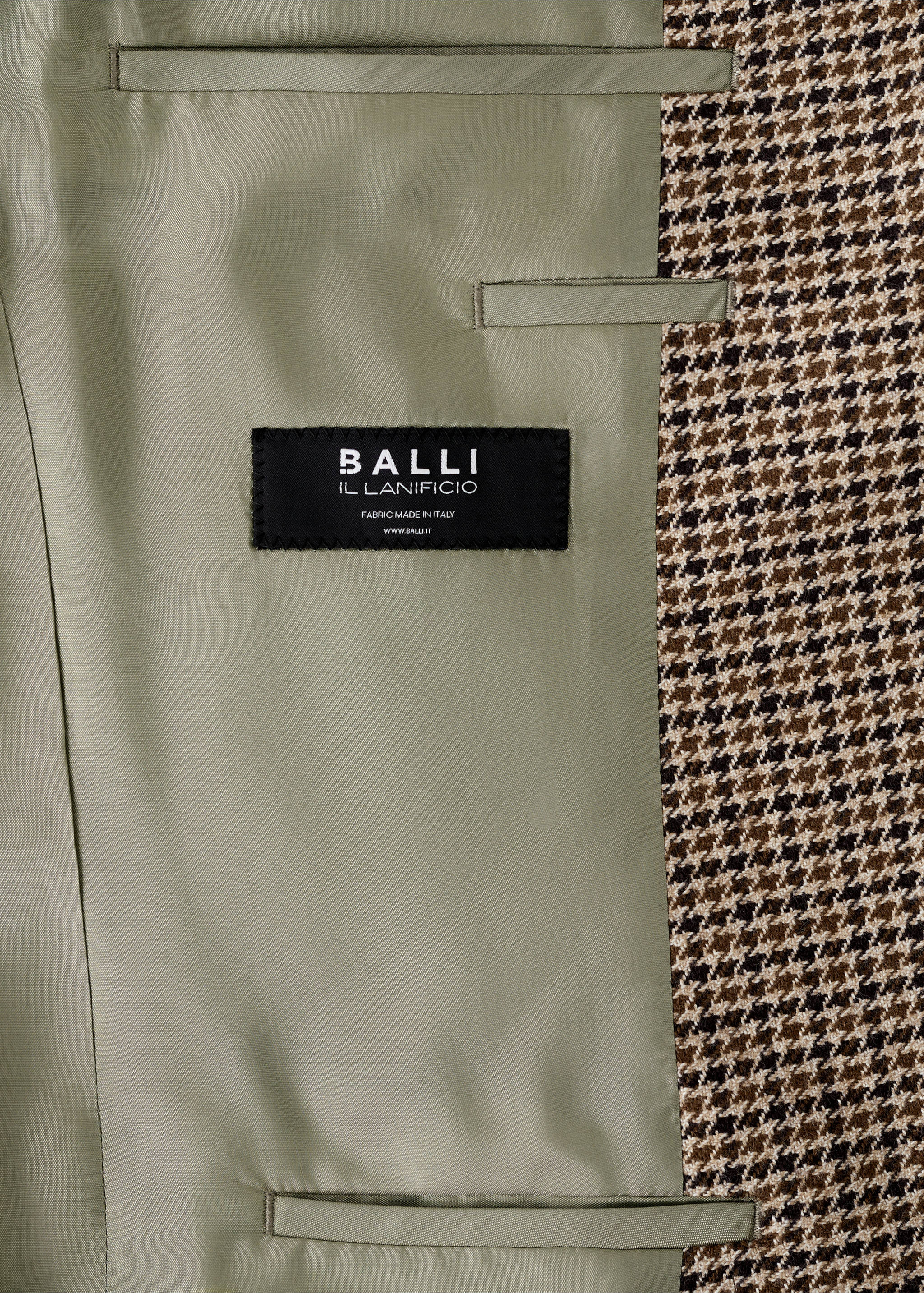 Americana slim fit mezcla lana Balli il Lanificio® - Detalle del artículo 0, Marrón. Ref: 27035150-00.