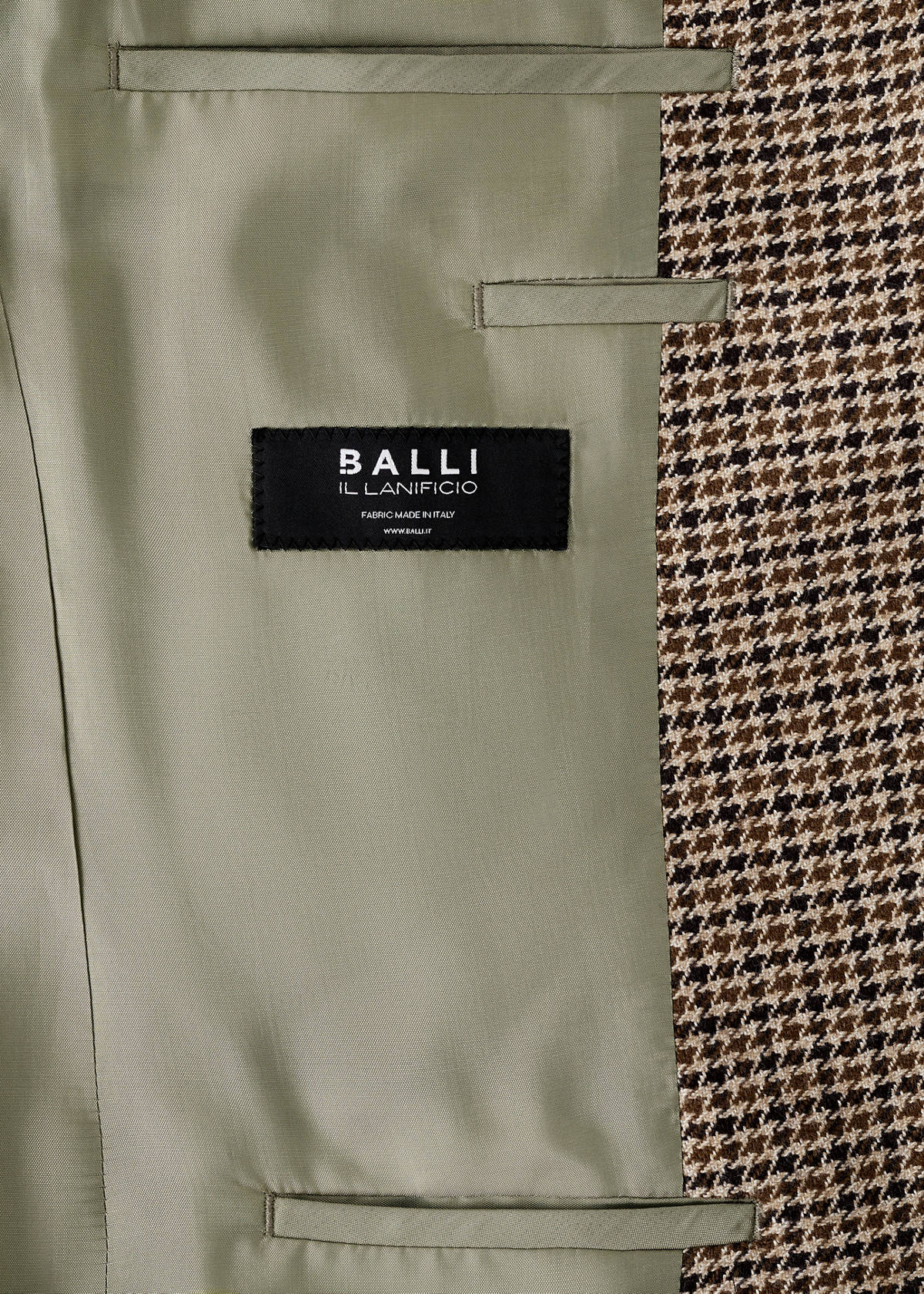 Balli il Lanificio® slim fit wool blend blazer — Brown