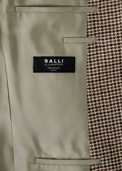 Balli il Lanificio® slim fit wool blend blazer — Brown 11