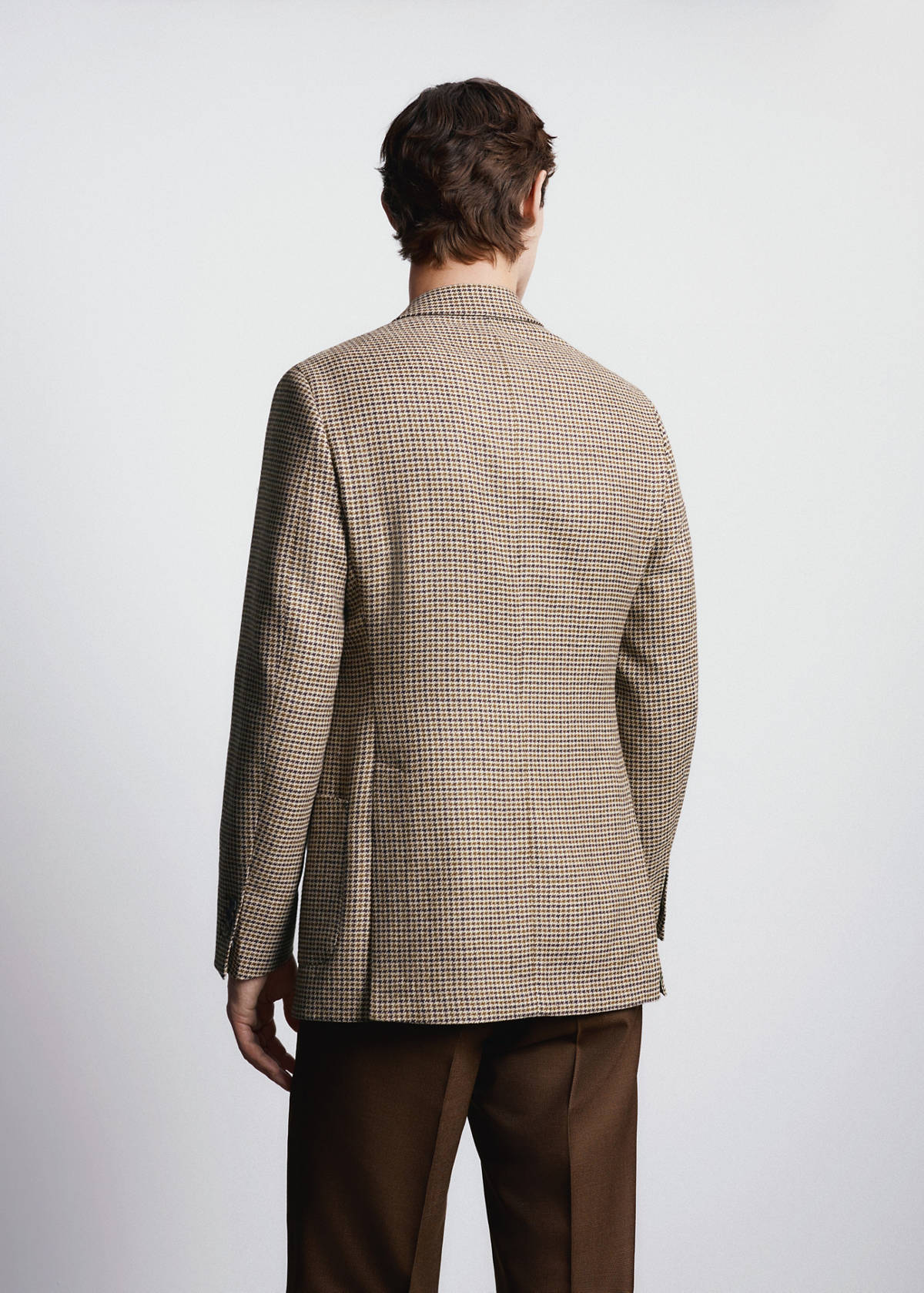 Balli il Lanificio® slim fit wool blend blazer — Brown