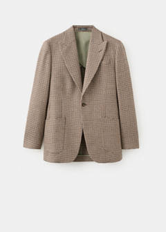 Balli il Lanificio® slim fit wool blend blazer — Brown 9