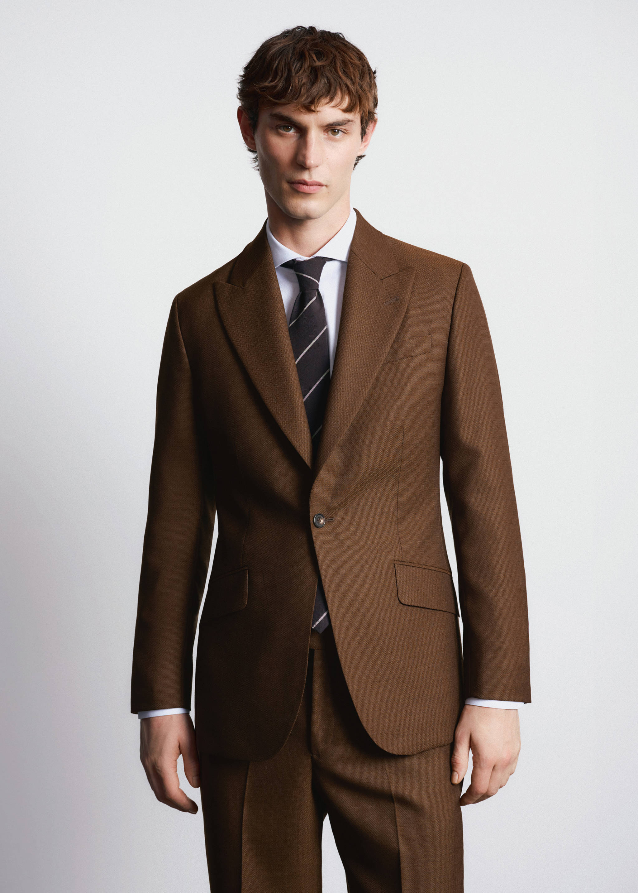 Americana 100% lana Vitale Barberis Canonico® - Plano medio