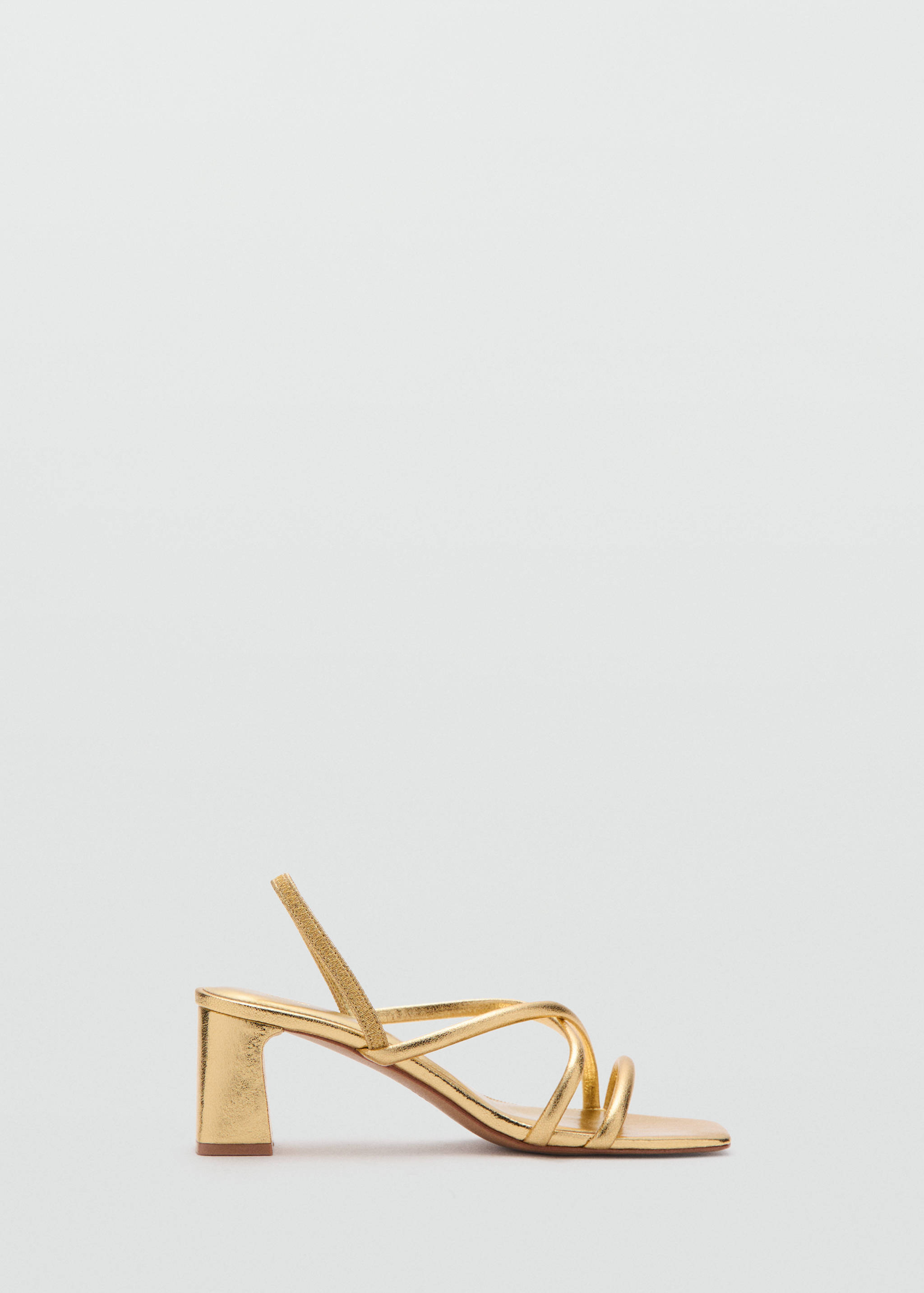 Sandàlia metal·litzada tires encreuades - Article sense model