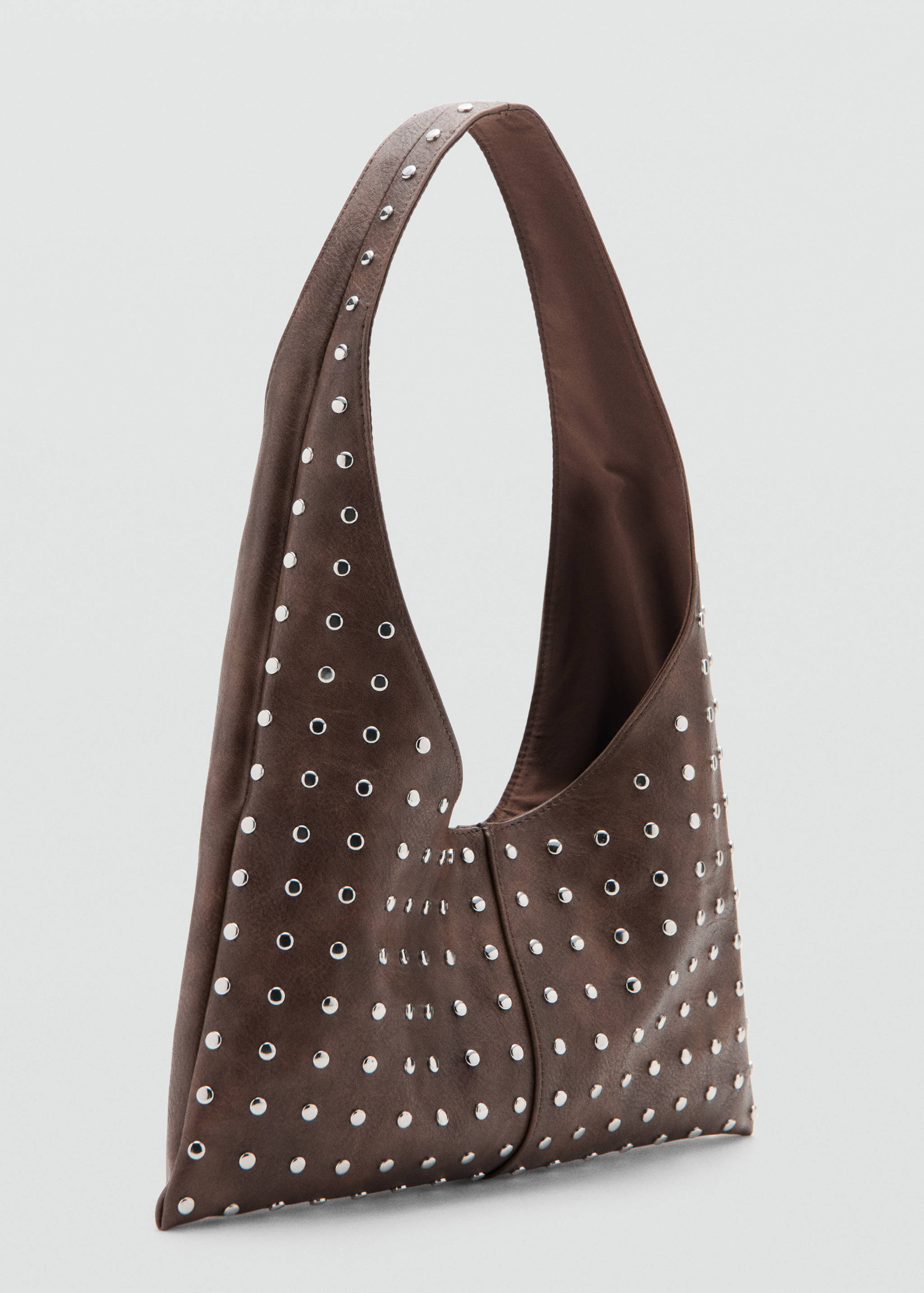 Studded shoulder bag - Medium plane